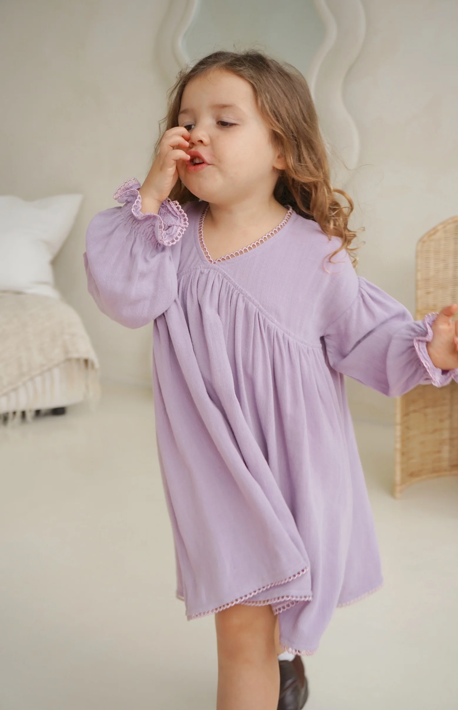 NOELLE DRESS - LILAC - Image 8