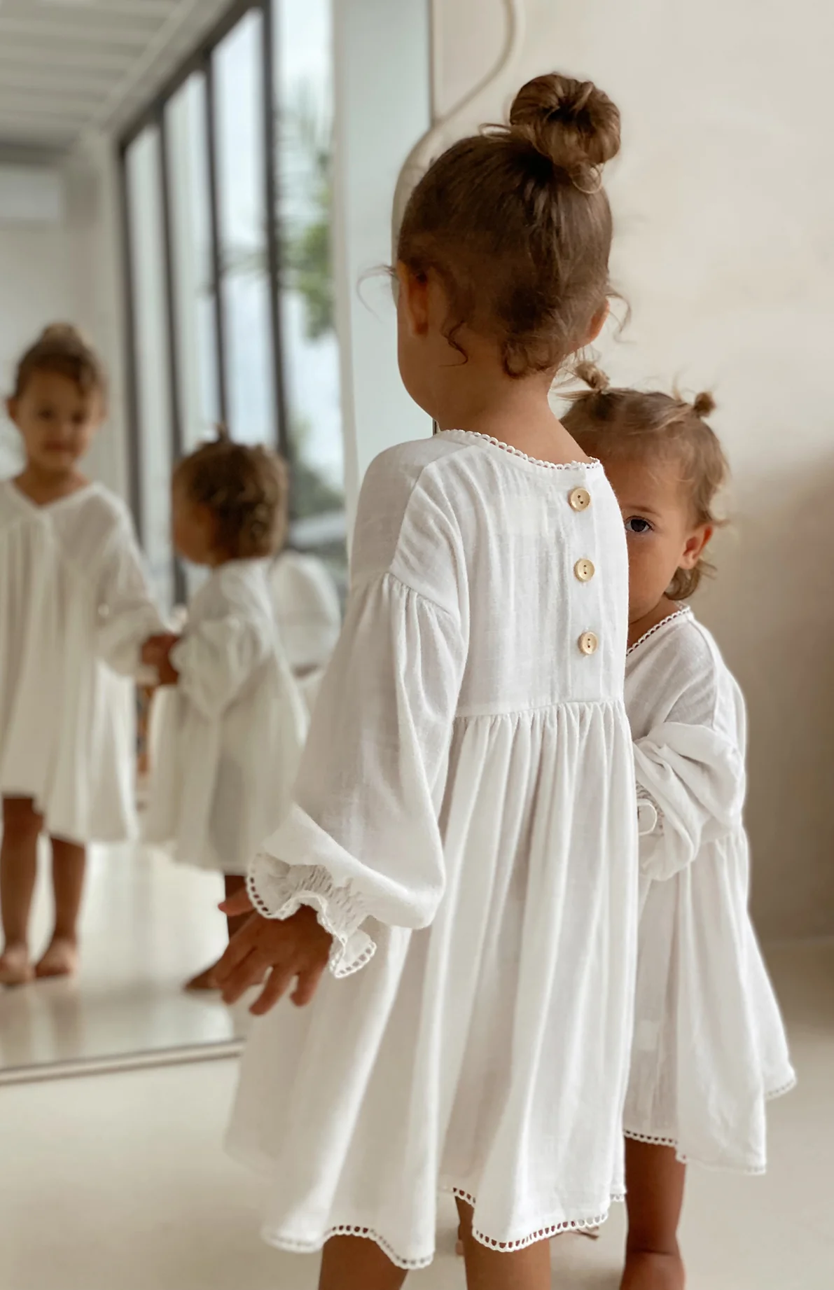 NOELLE DRESS - WHITE - Image 4