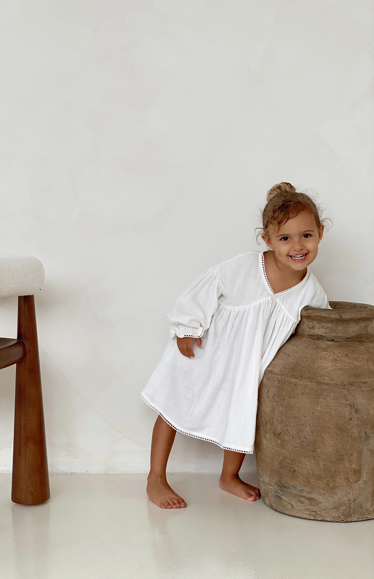 NOELLE DRESS - WHITE - Image 6