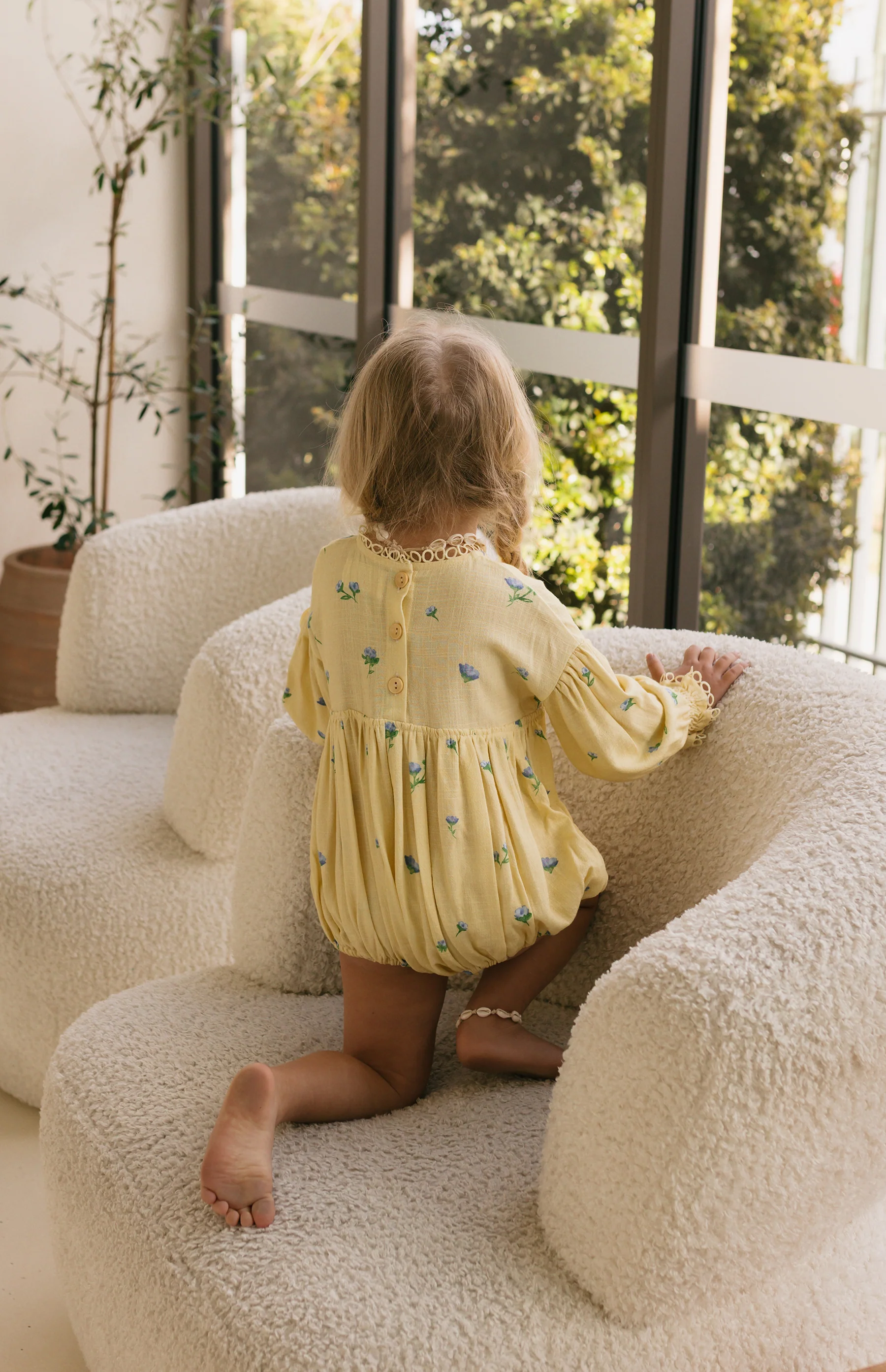 NOELLE ROMPER - BELLE FLEUR LEMON - Image 2