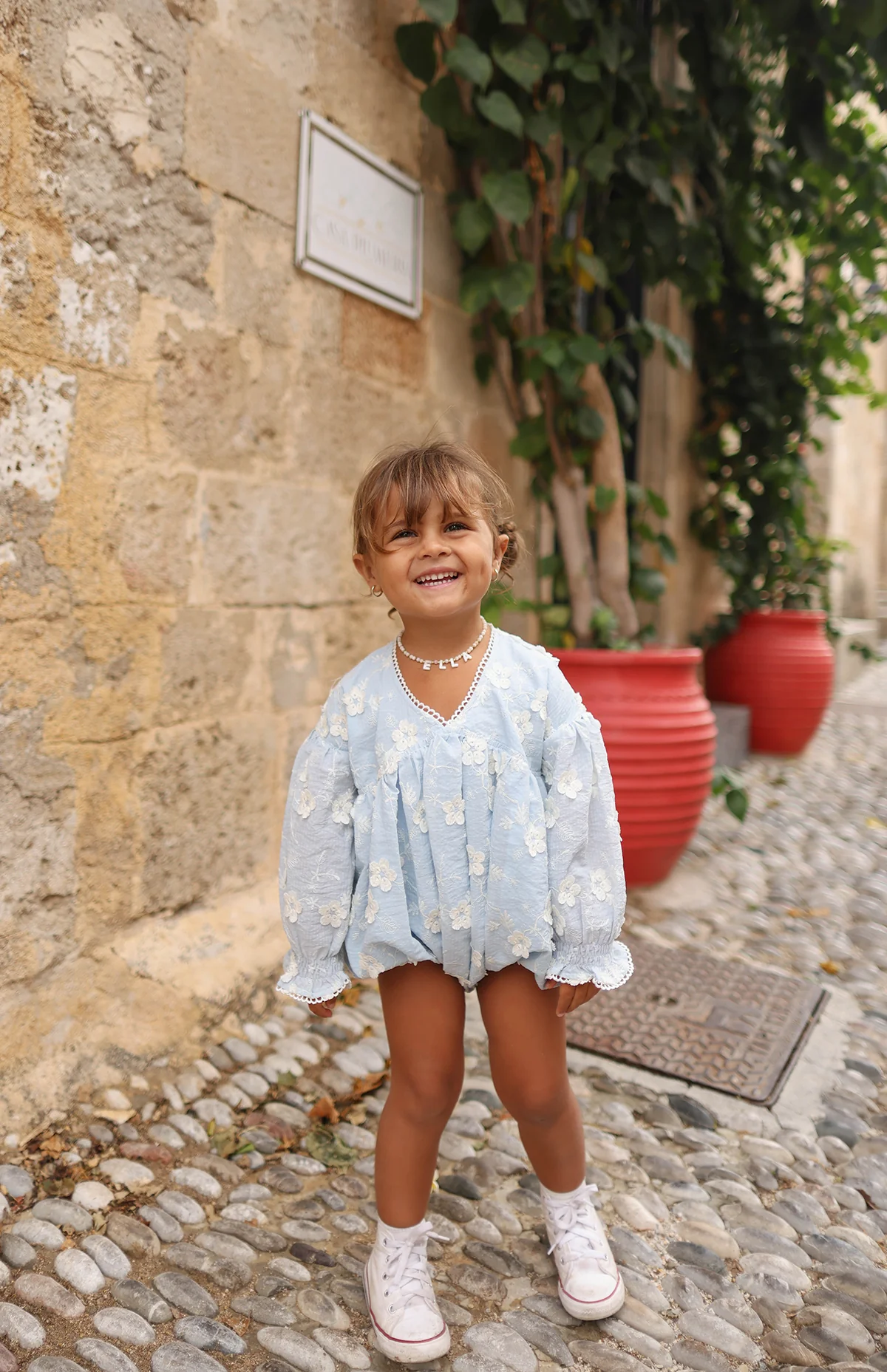 NOELLE ROMPER - CELESTE BLUE - Image 2