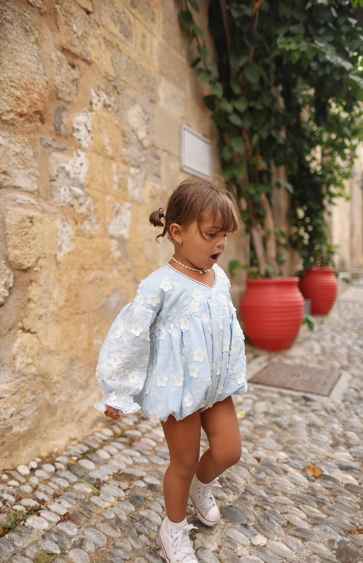 NOELLE ROMPER - CELESTE BLUE - Image 3