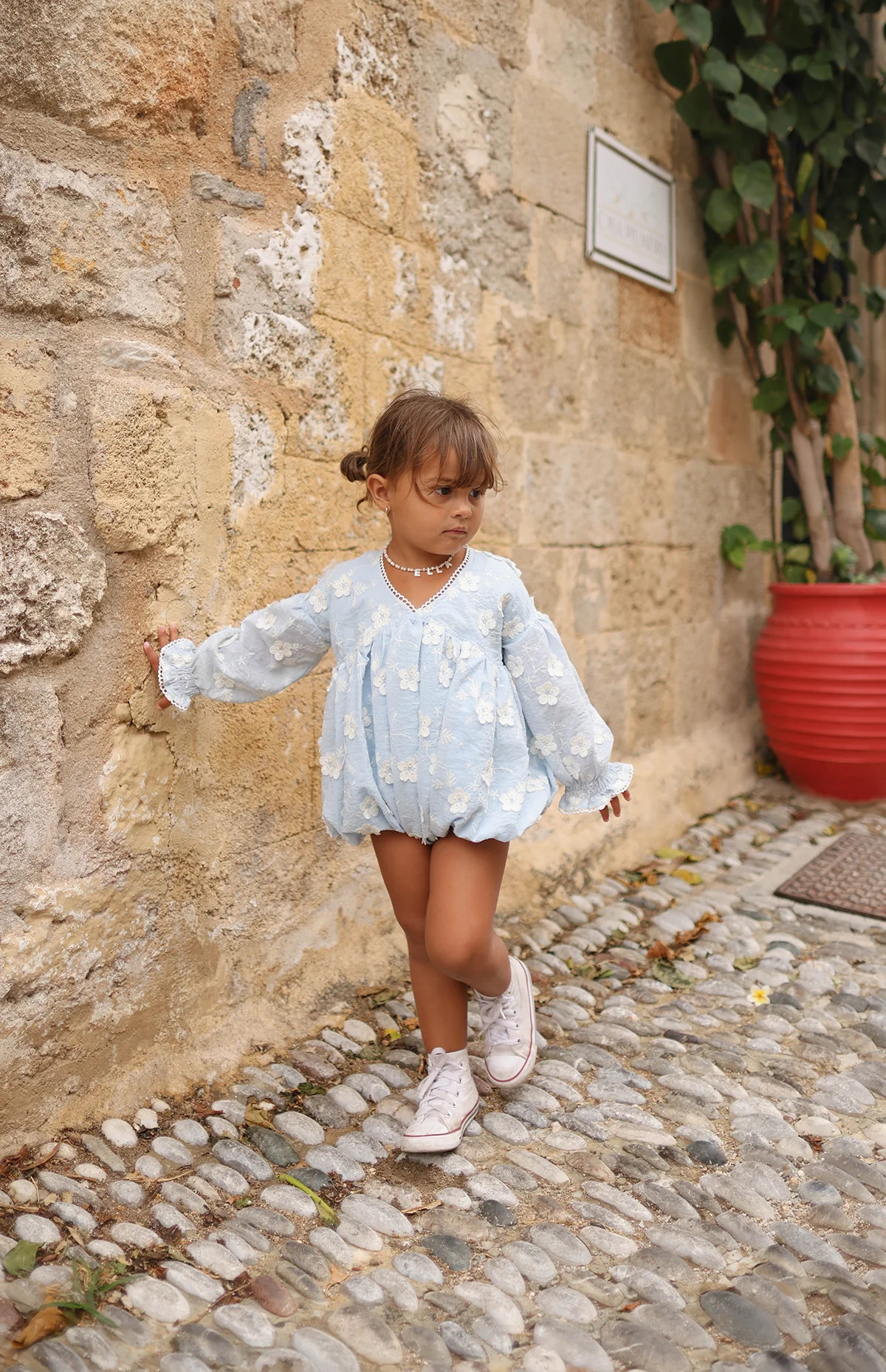 NOELLE ROMPER - CELESTE BLUE - Image 4