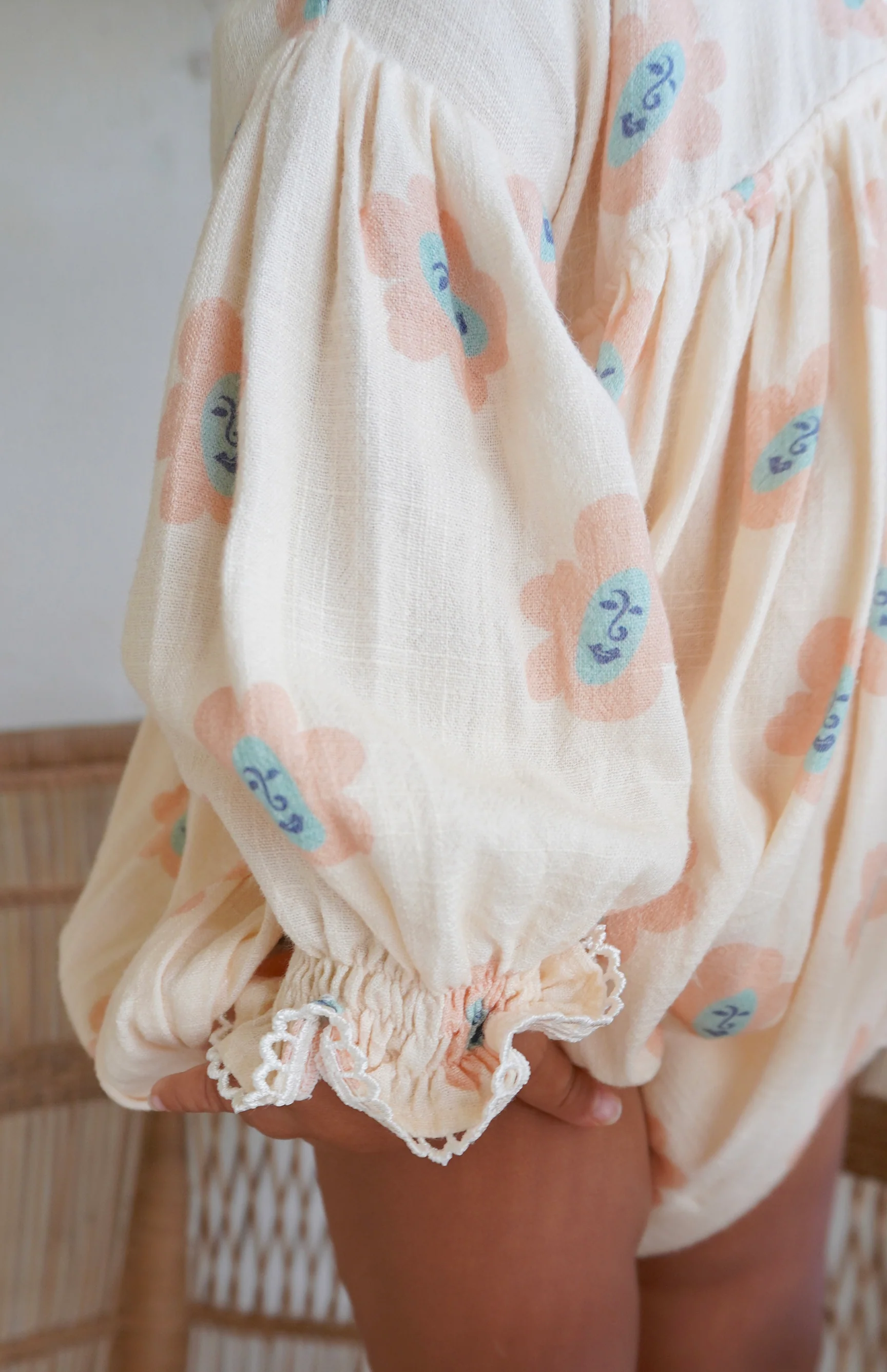 NOELLE ROMPER - PEACHY BLOOMS - Image 7
