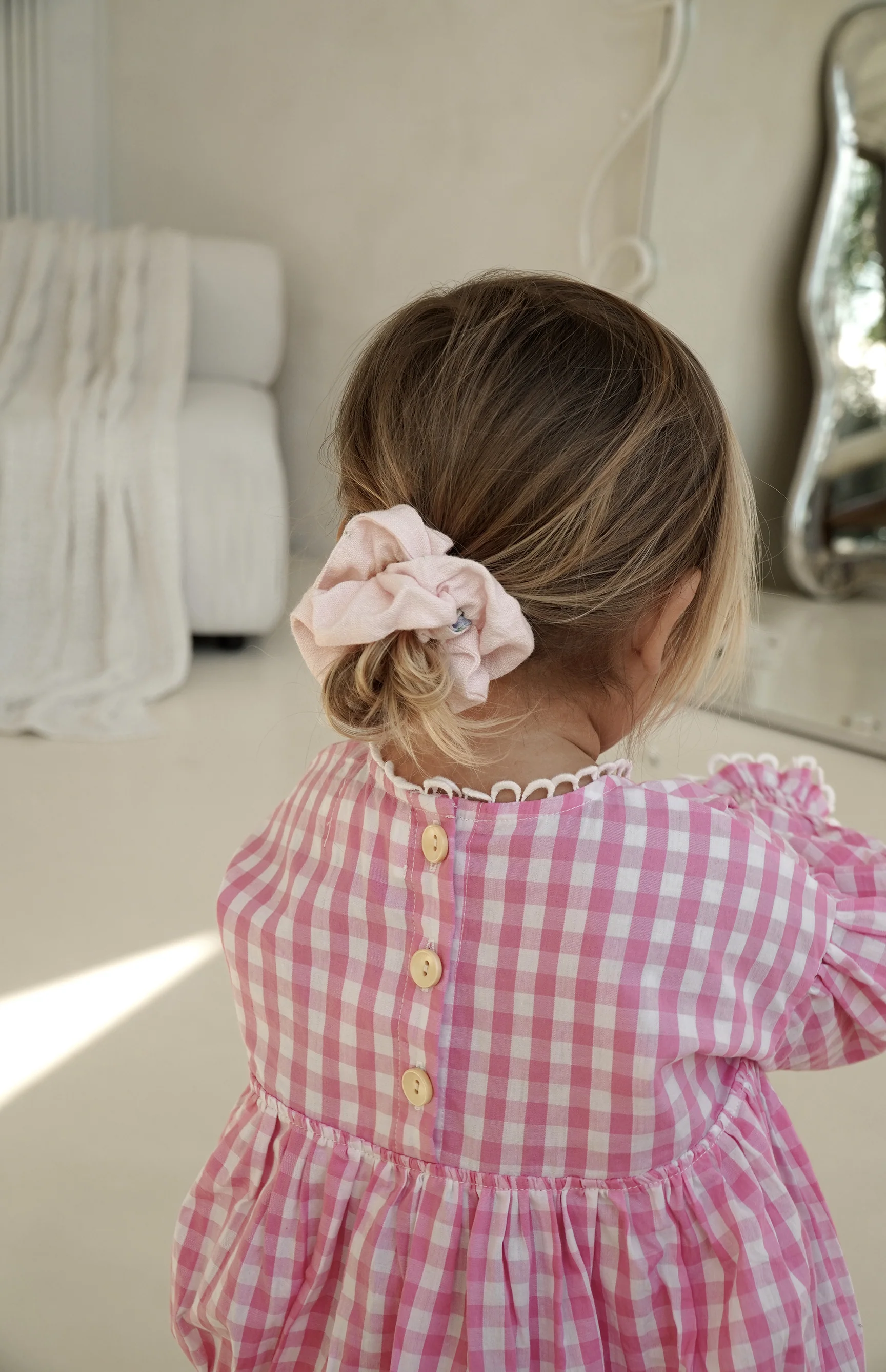NOELLE ROMPER - PINK GINGHAM - Image 7