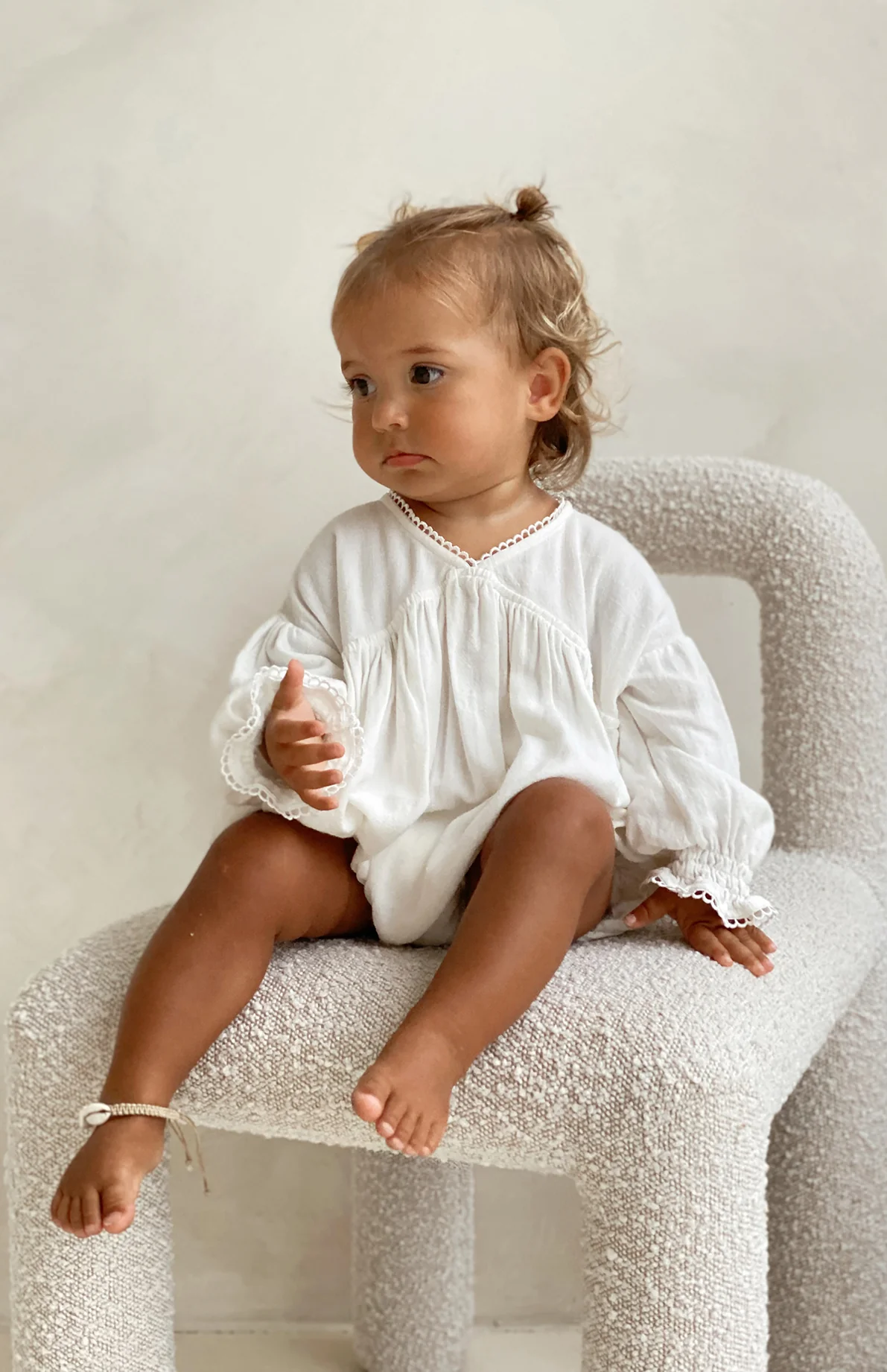 NOELLE ROMPER - WHITE - Image 2