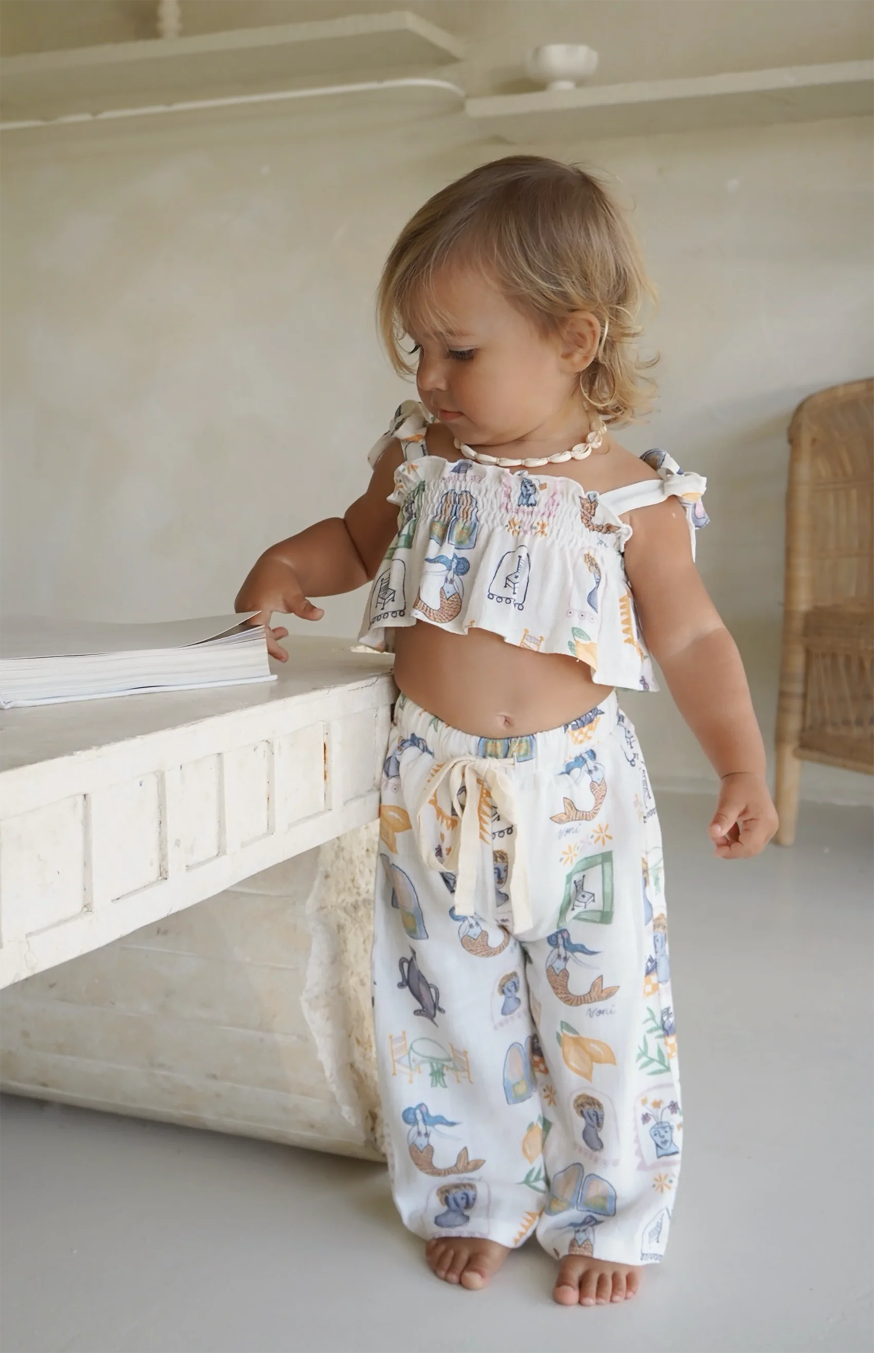 PAROS TIE CROP & PANT SET - Image 5