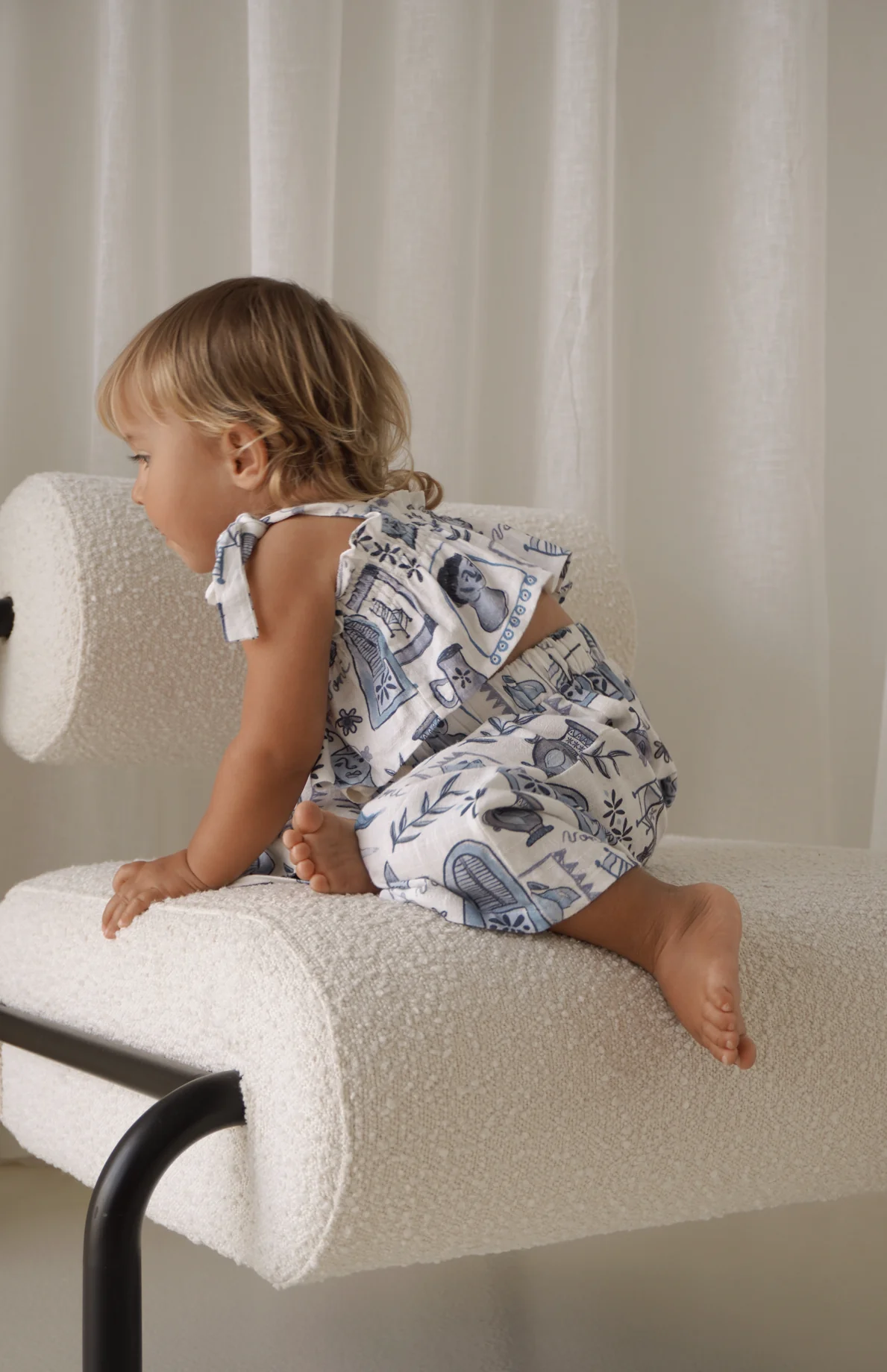 SANTORINI TIE CROP & PANT SET - Image 4