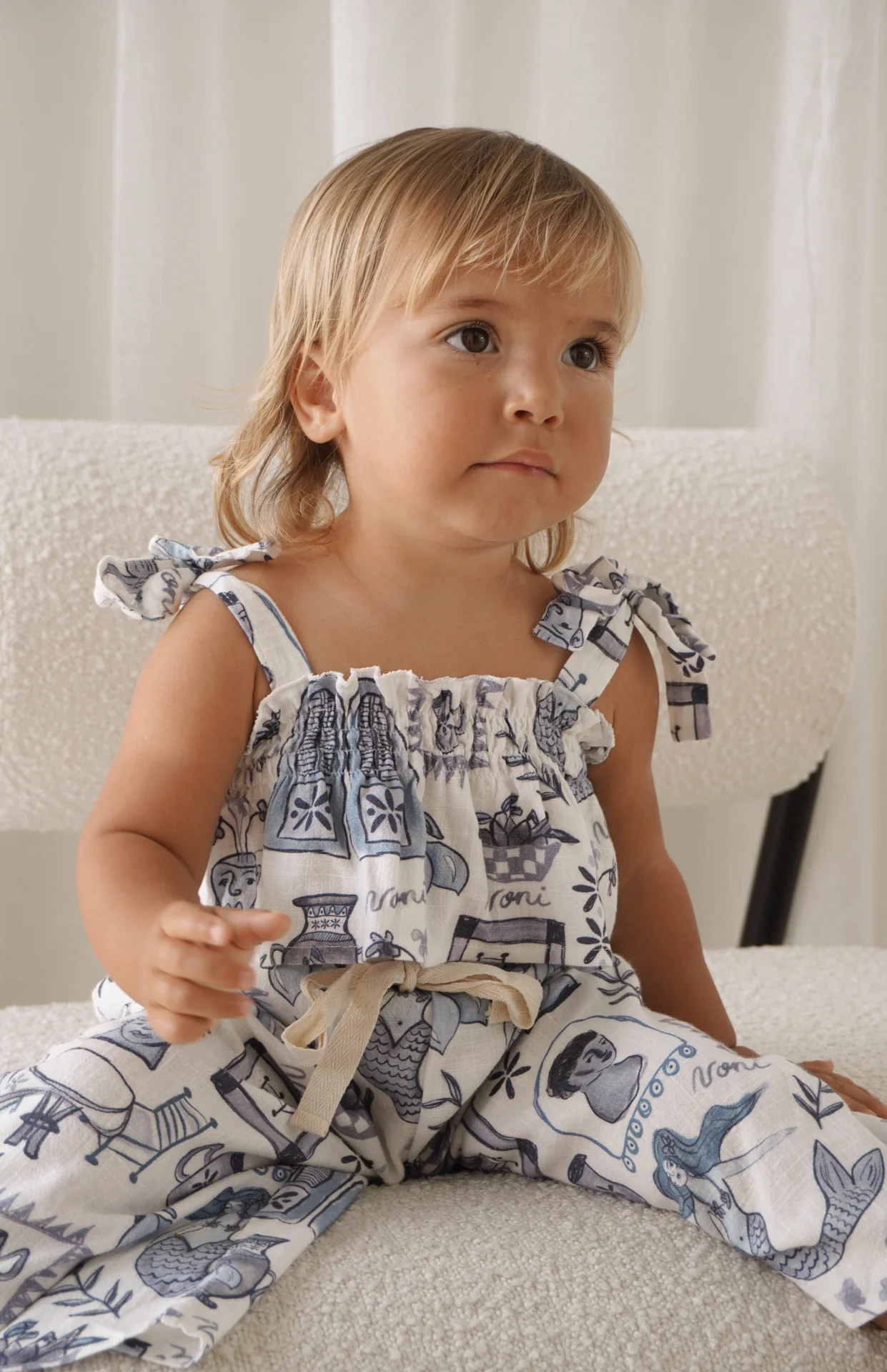 SANTORINI TIE CROP & PANT SET - Image 5