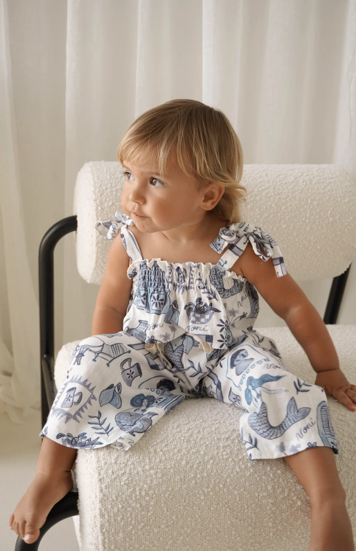 SANTORINI TIE CROP & PANT SET - Image 7
