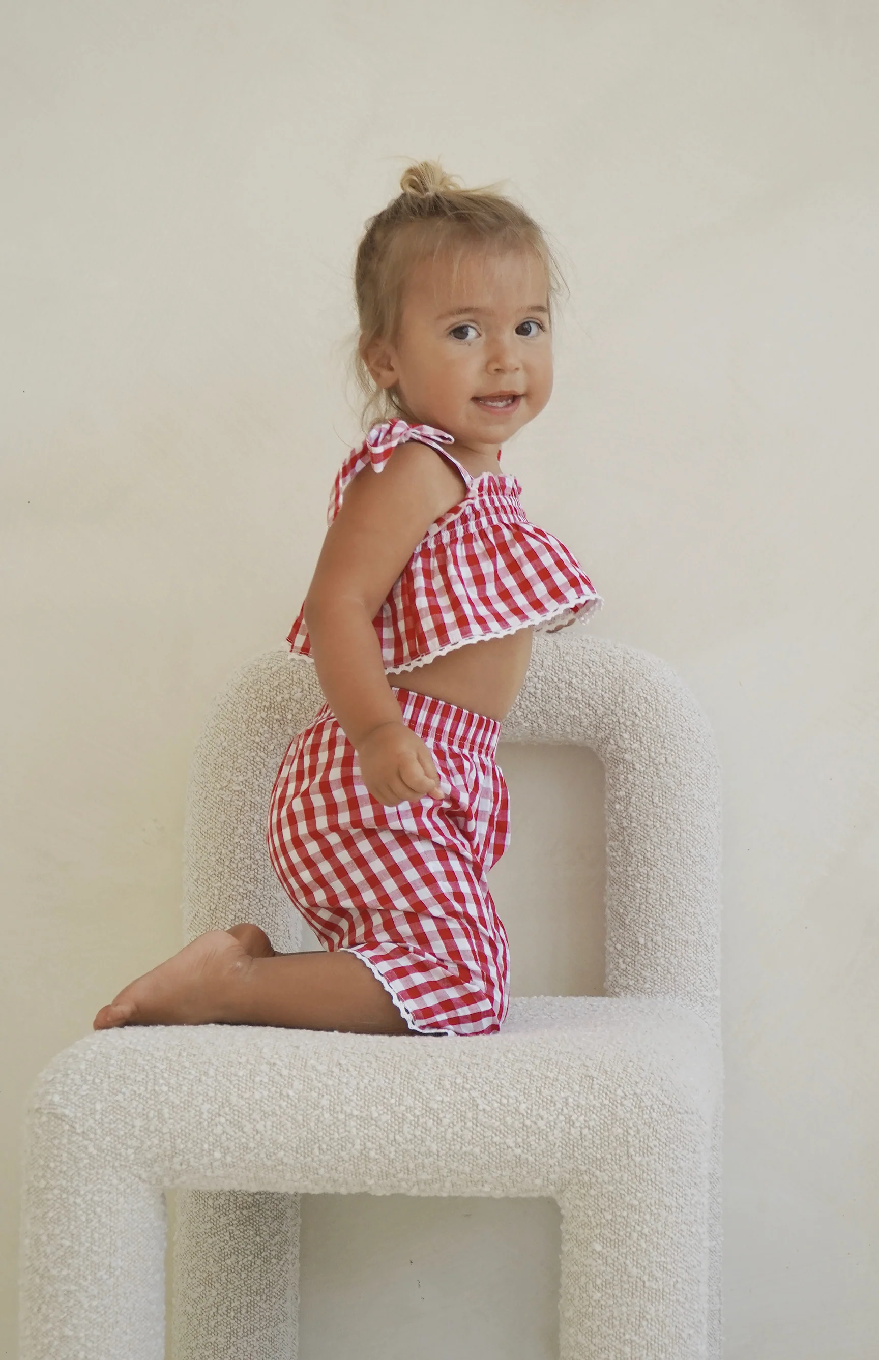 PICNIC CROP - CHERRY GINGHAM - Image 2