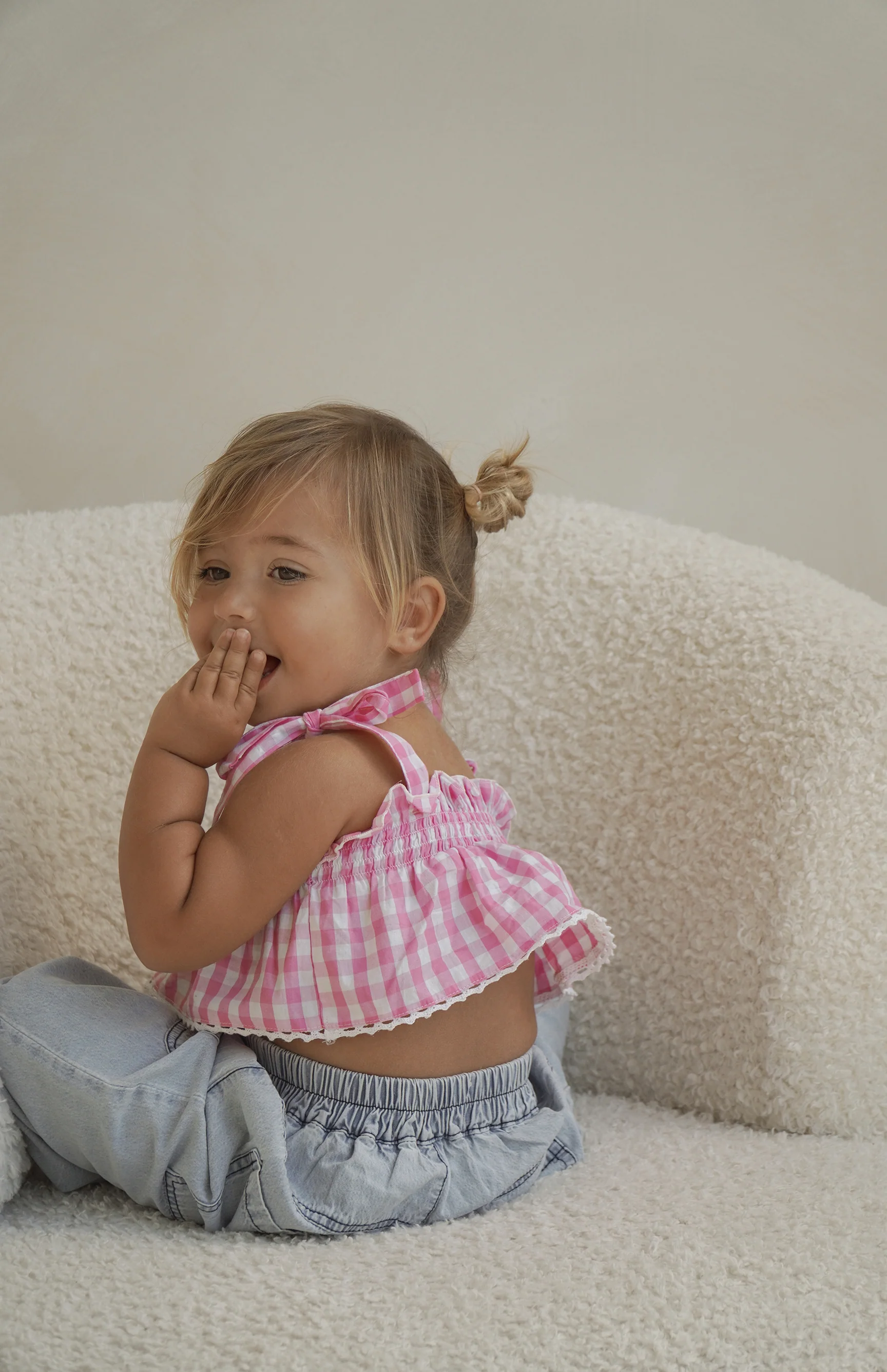 PICNIC CROP - PINK GINGHAM - Image 2