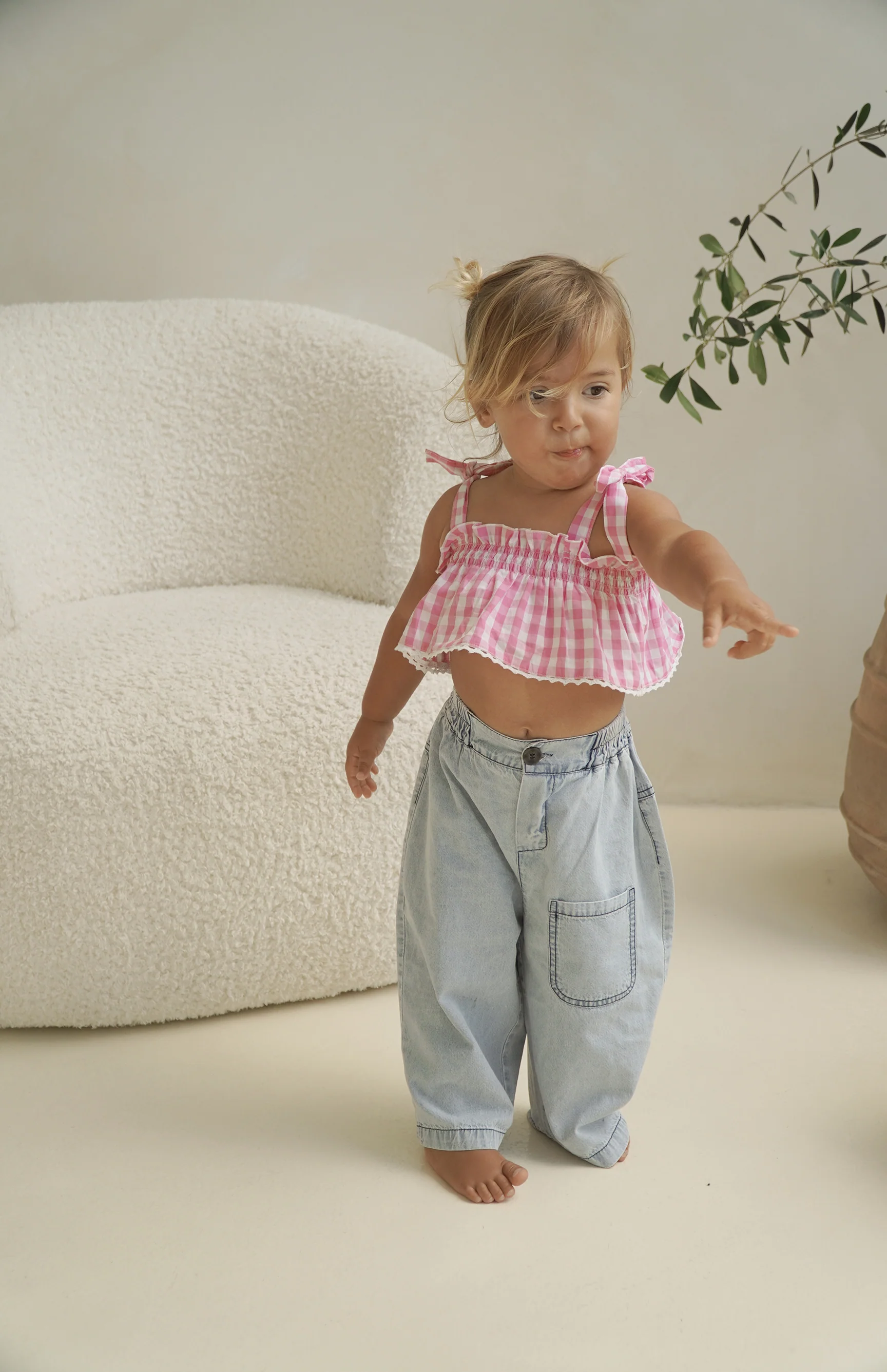 PICNIC CROP - PINK GINGHAM - Image 6