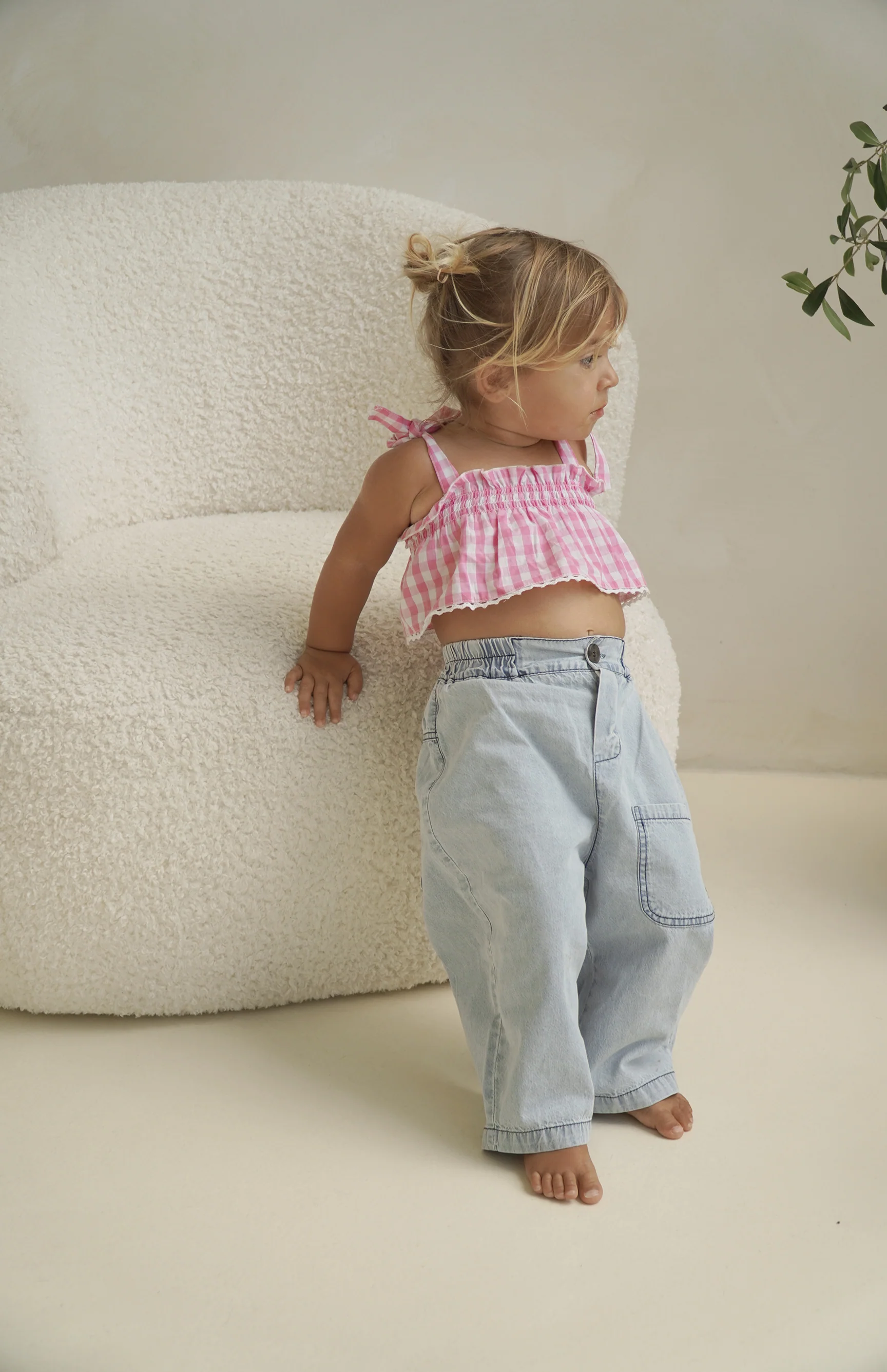 PICNIC CROP - PINK GINGHAM - Image 7