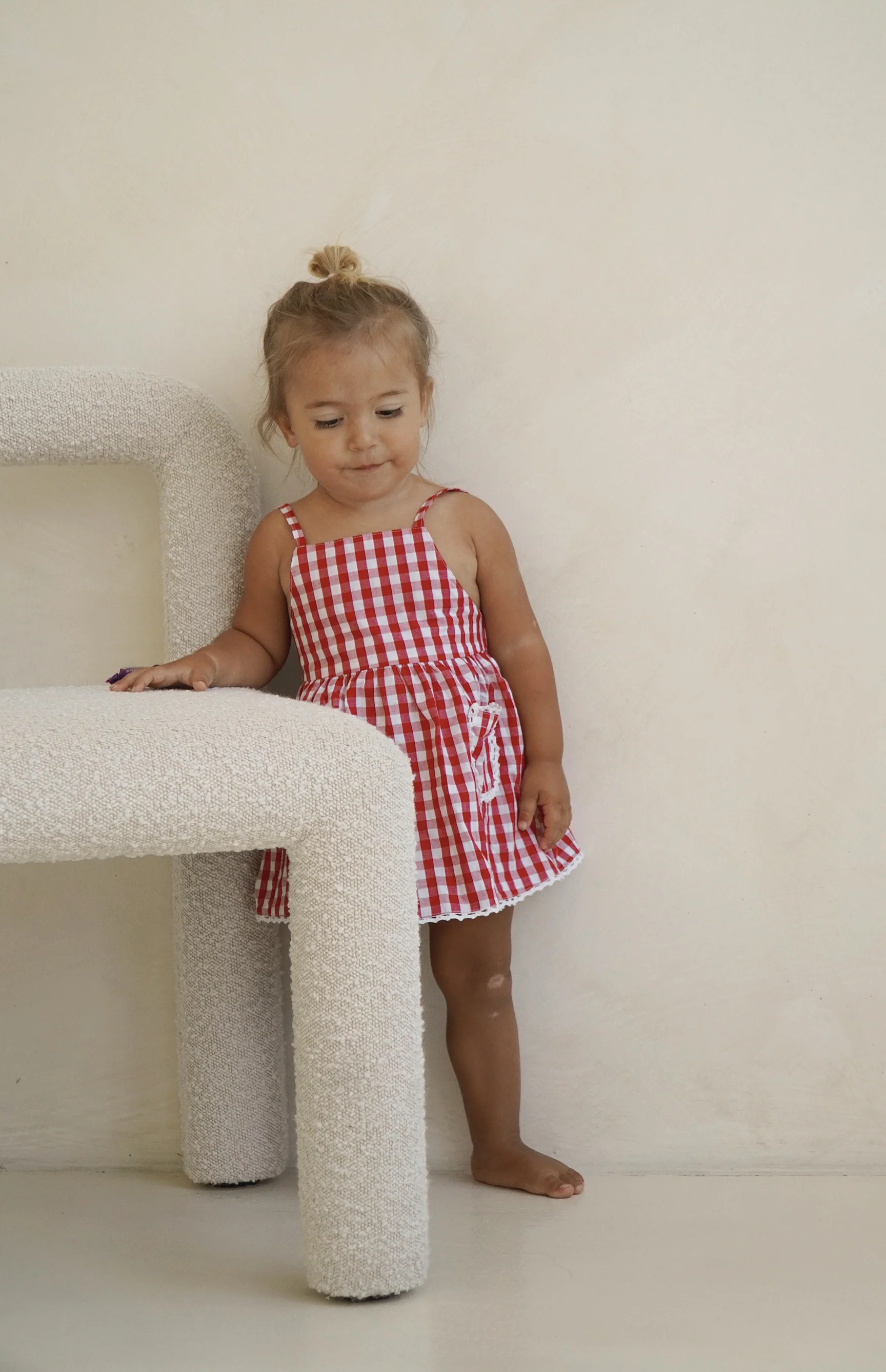 PICNIC DRESS - CHERRY GINGHAM - Image 5