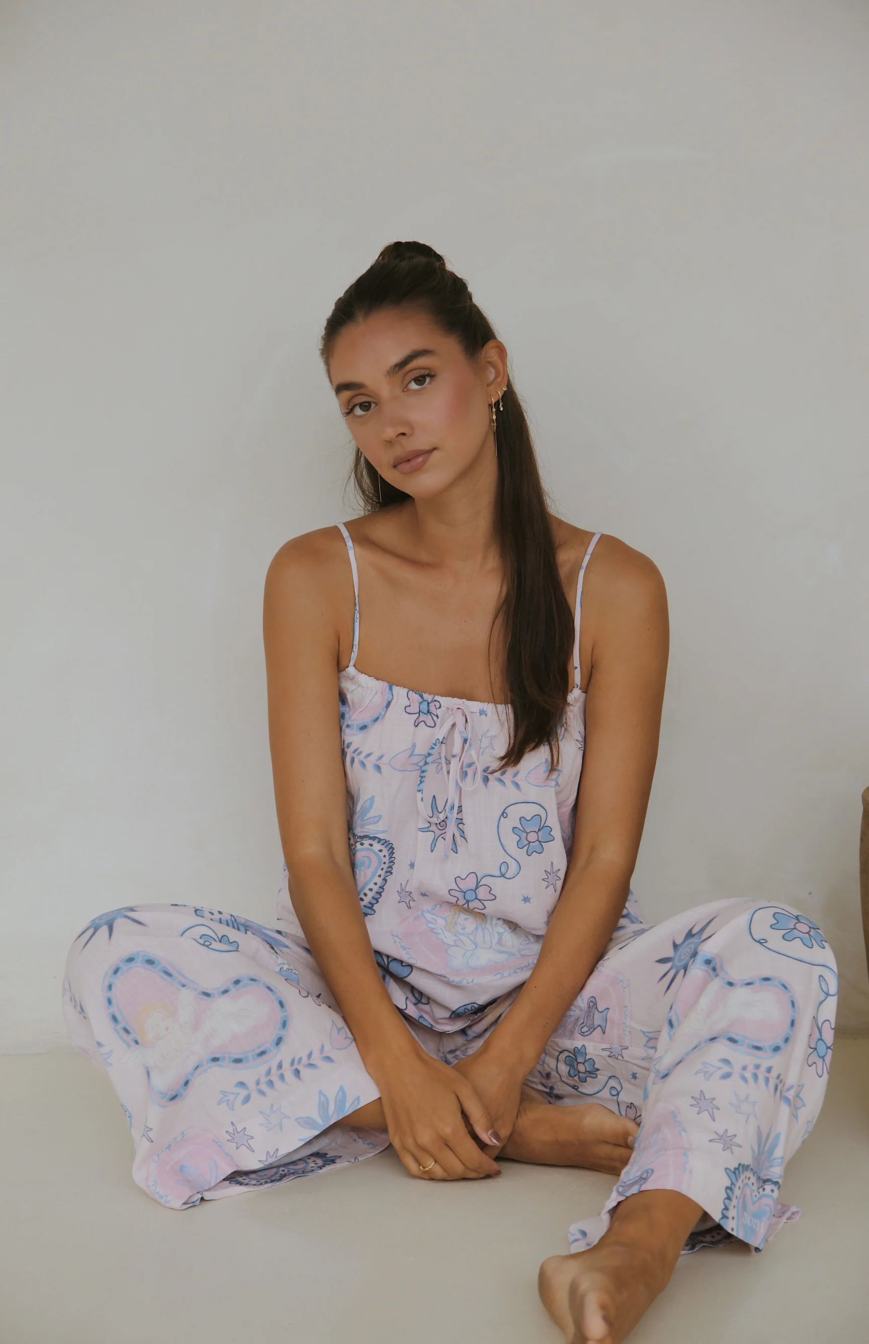 PINK AMORETTE SINGLET TOP - MAMA - Image 2