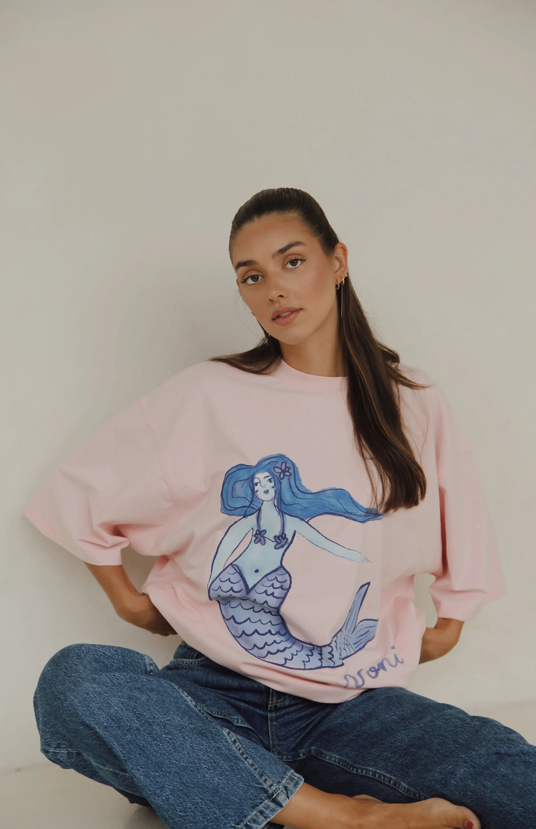PINK MERMAID TEE - MAMA - Image 2