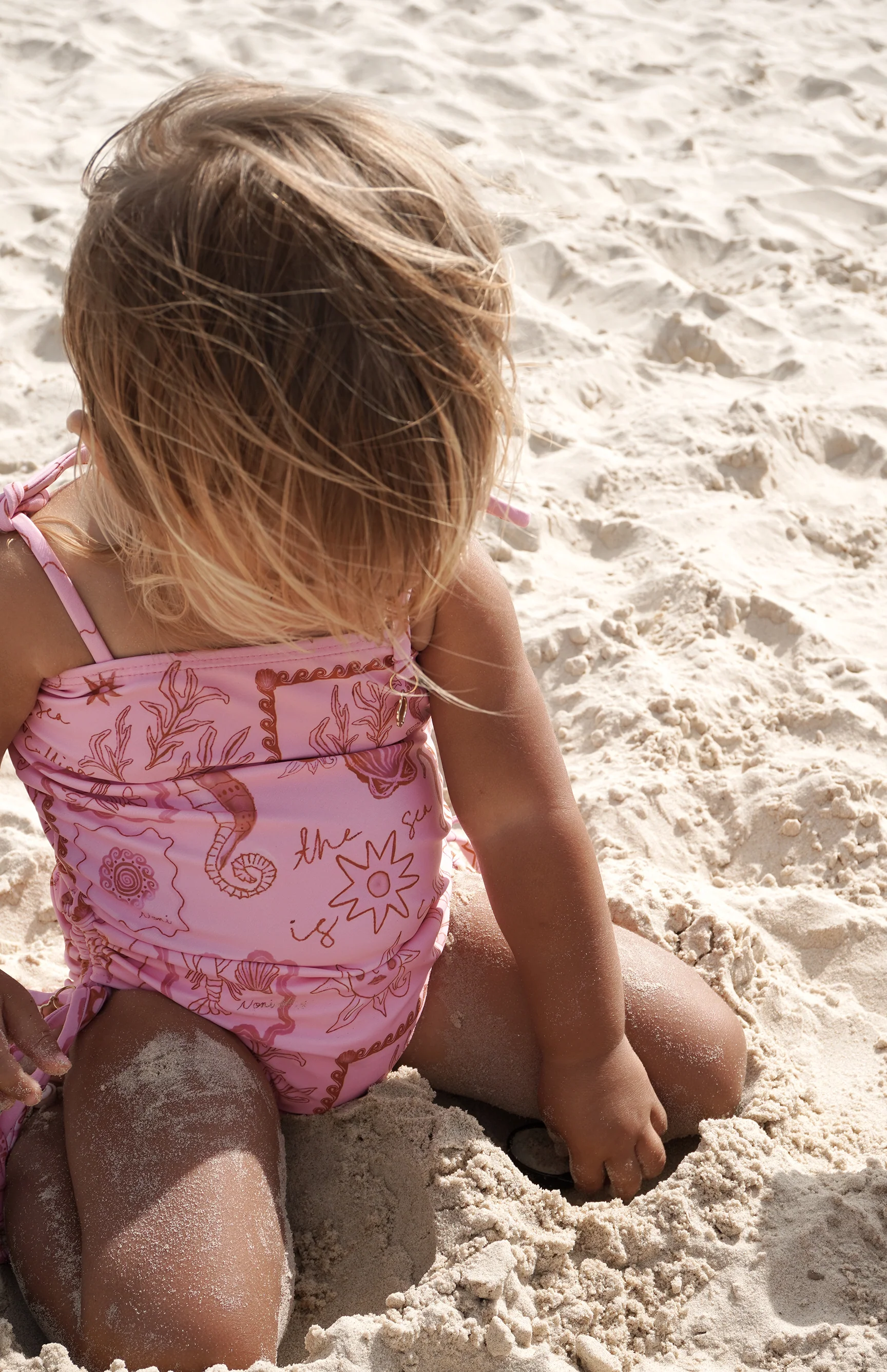 PIPER ONE PIECE SWIM - PINK/RED SEA IS CALLING - Image 6