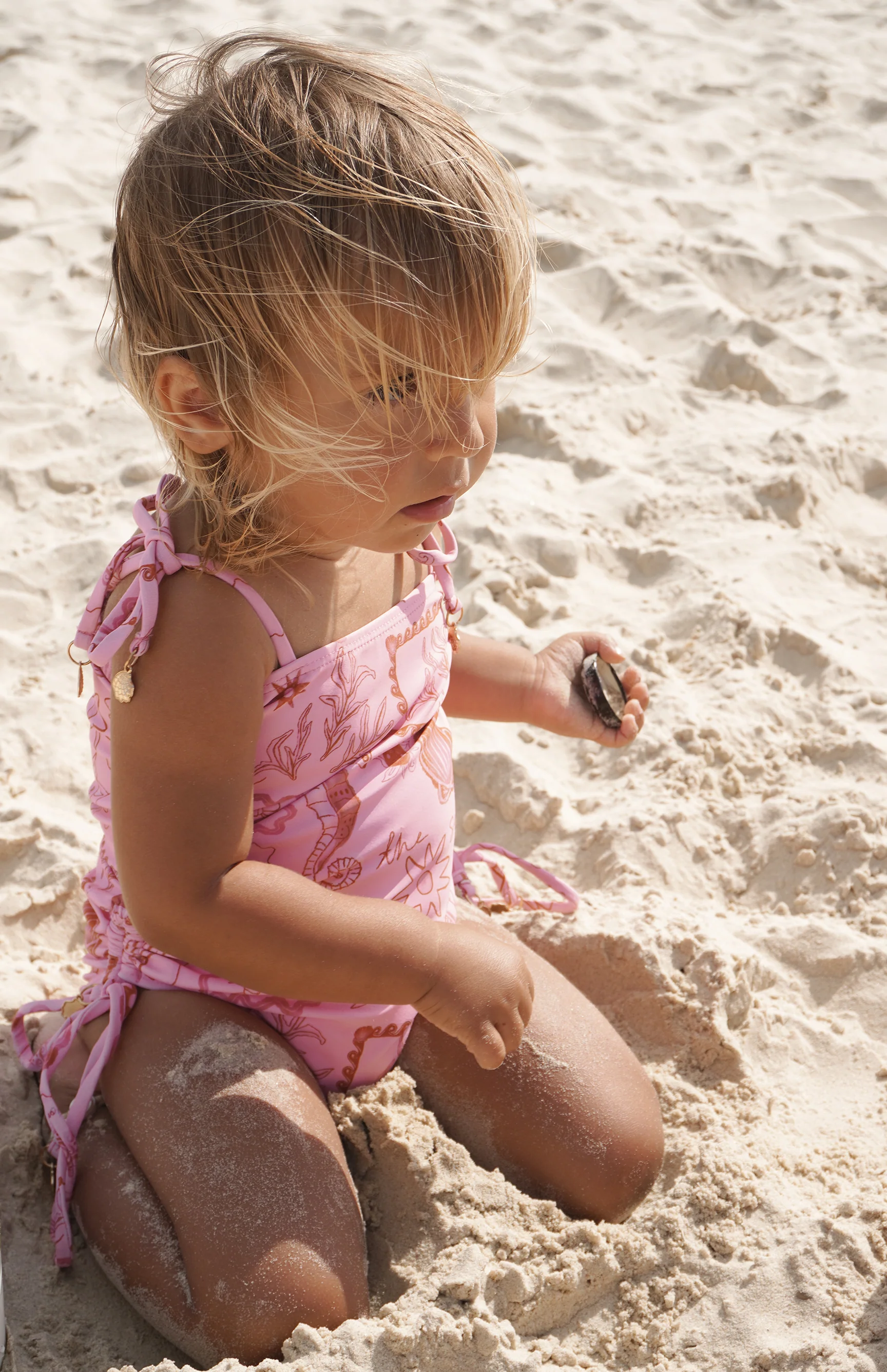 PIPER ONE PIECE SWIM - PINK/RED SEA IS CALLING - Image 7