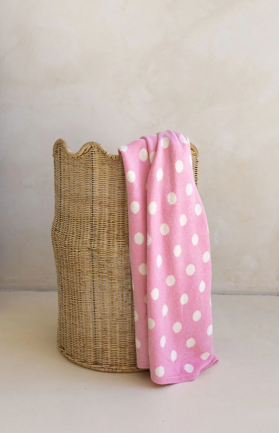 POLKA BLANKET- PINK POLKA - Image 2