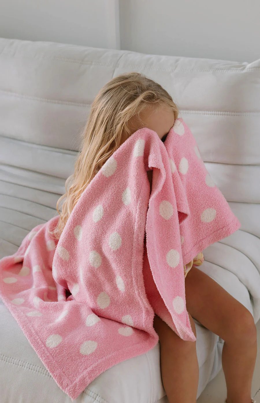 POLKA BLANKET- PINK POLKA - Image 3
