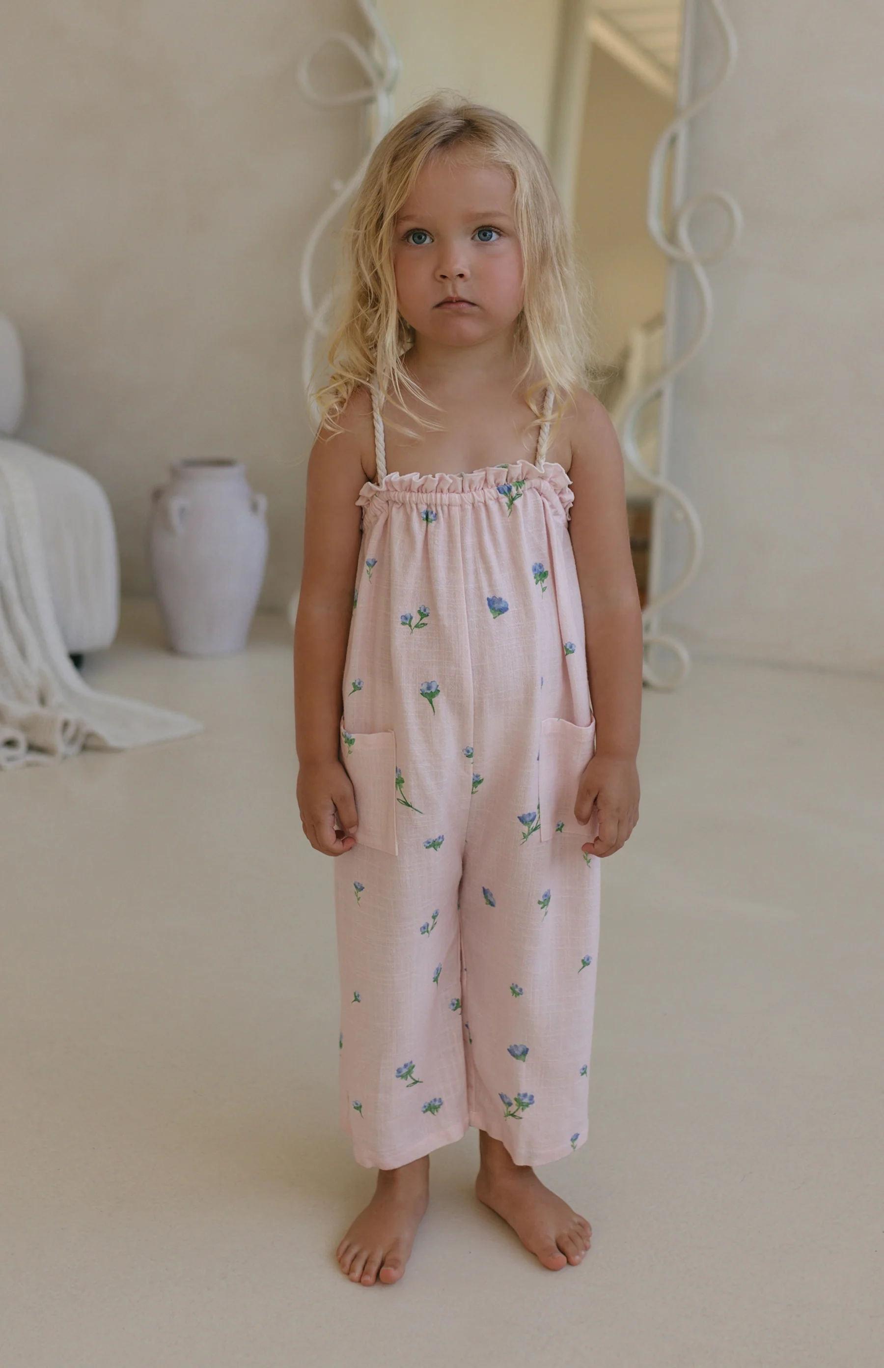 ROPE JUMPSUIT - BELLE FLEUR BLUSH - Image 2