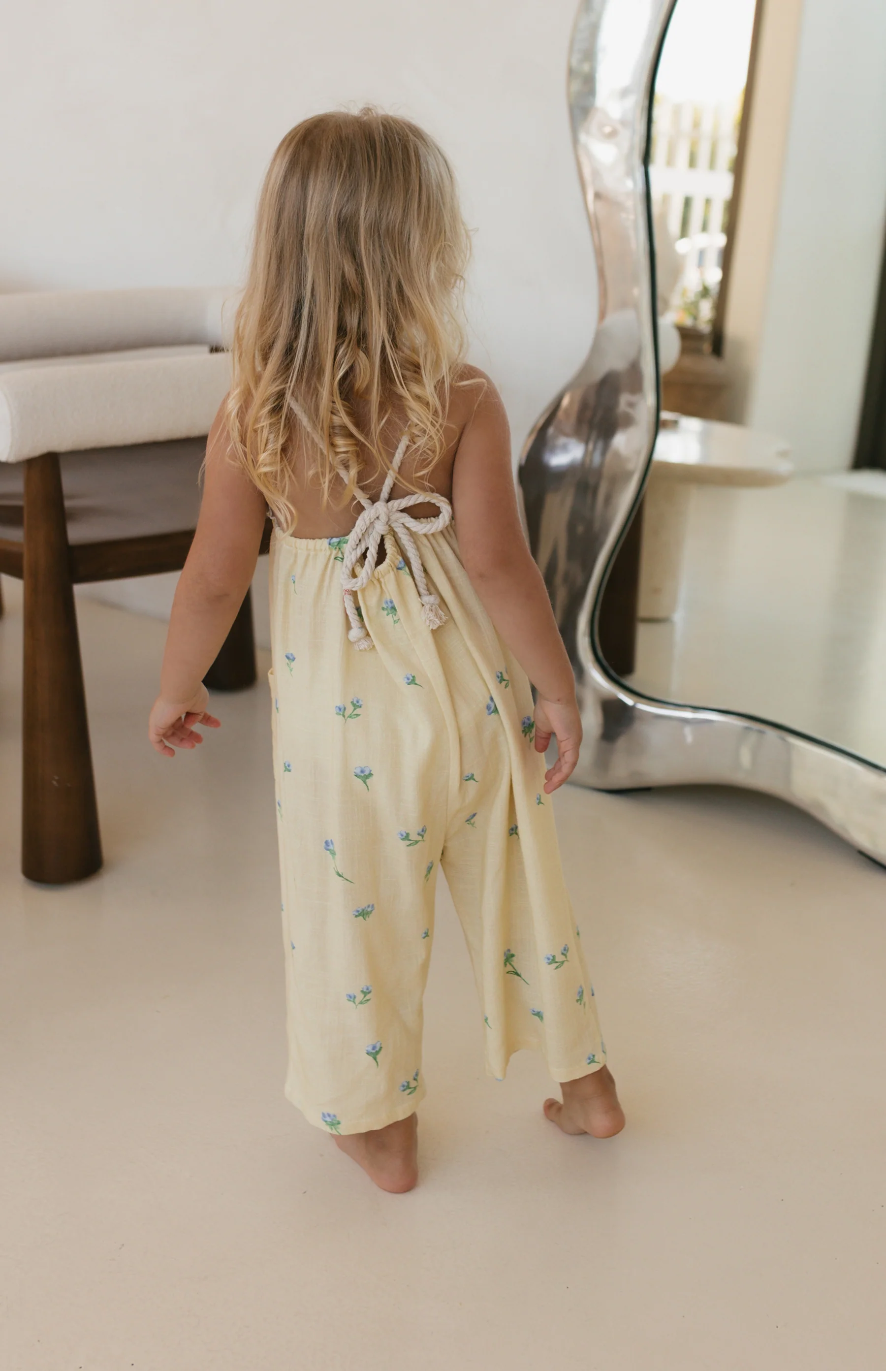 ROPE JUMPSUIT - BELLE FLEUR LEMON - Image 2