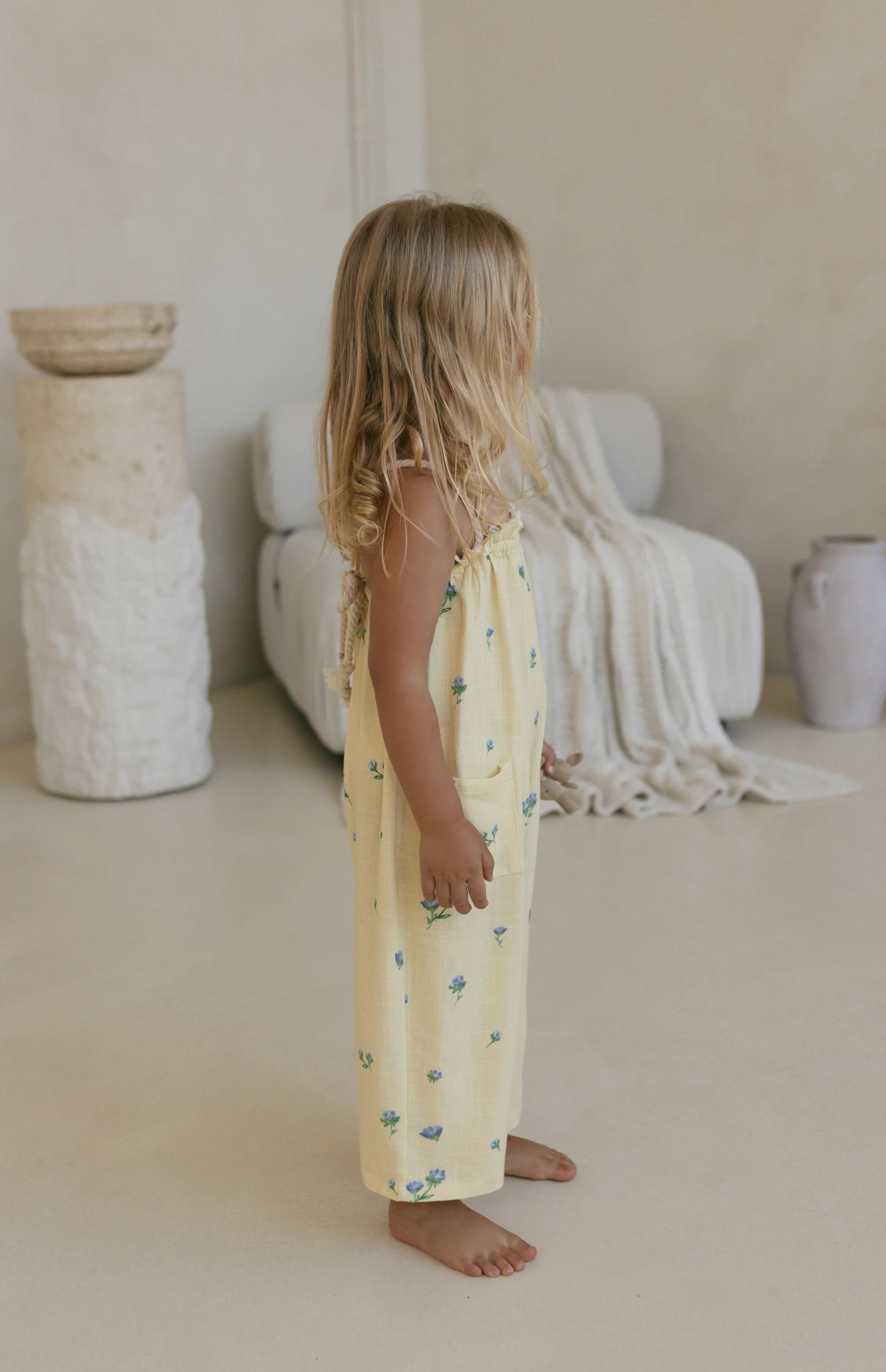 ROPE JUMPSUIT - BELLE FLEUR LEMON - Image 3