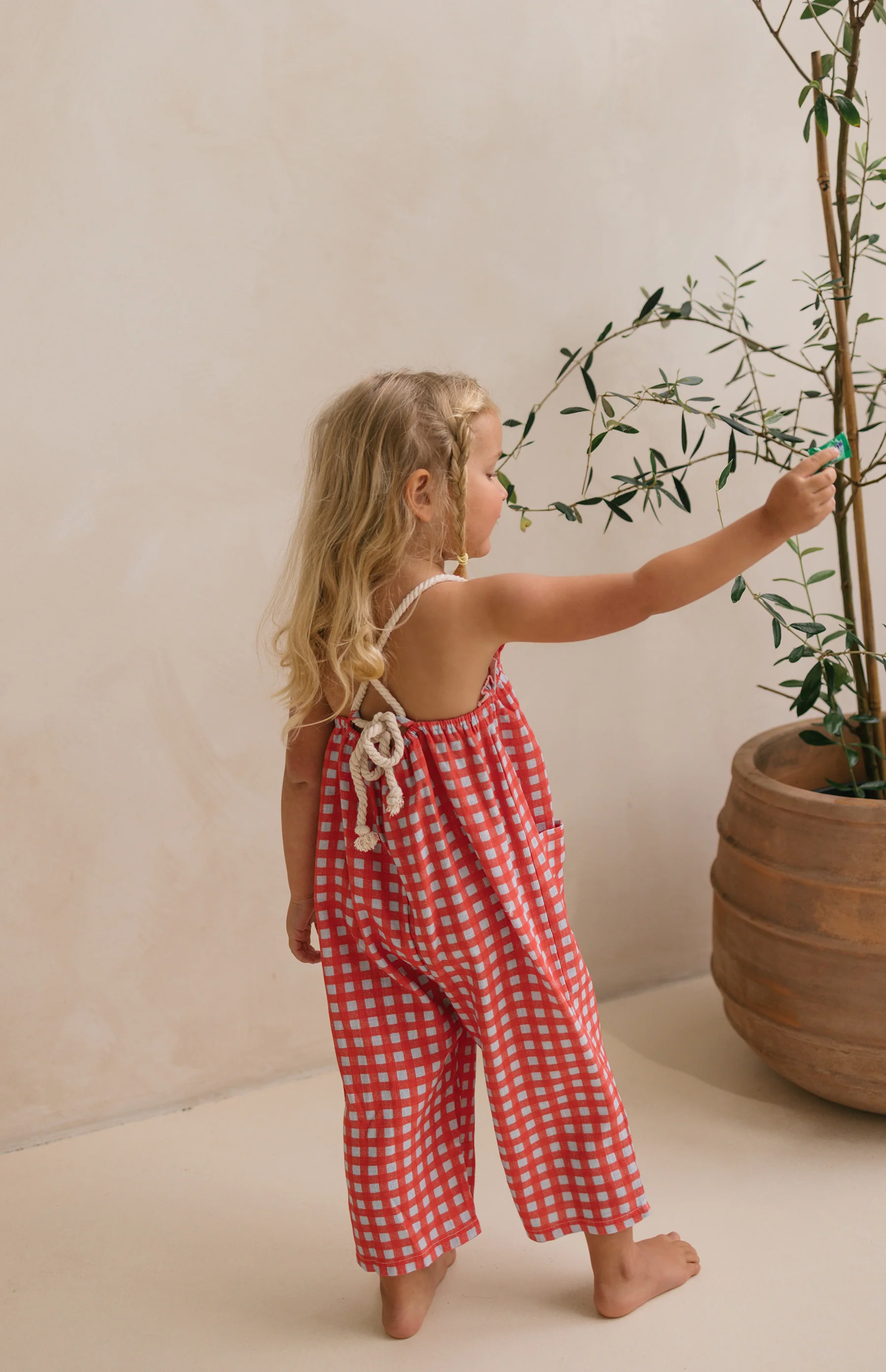 ROPE JUMPSUIT - CAPRI GINGHAM - Image 4