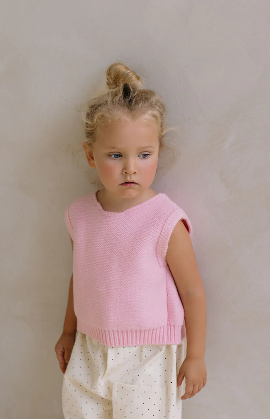 ROSALIE KNIT RIBBON TOP - PINK - Image 4