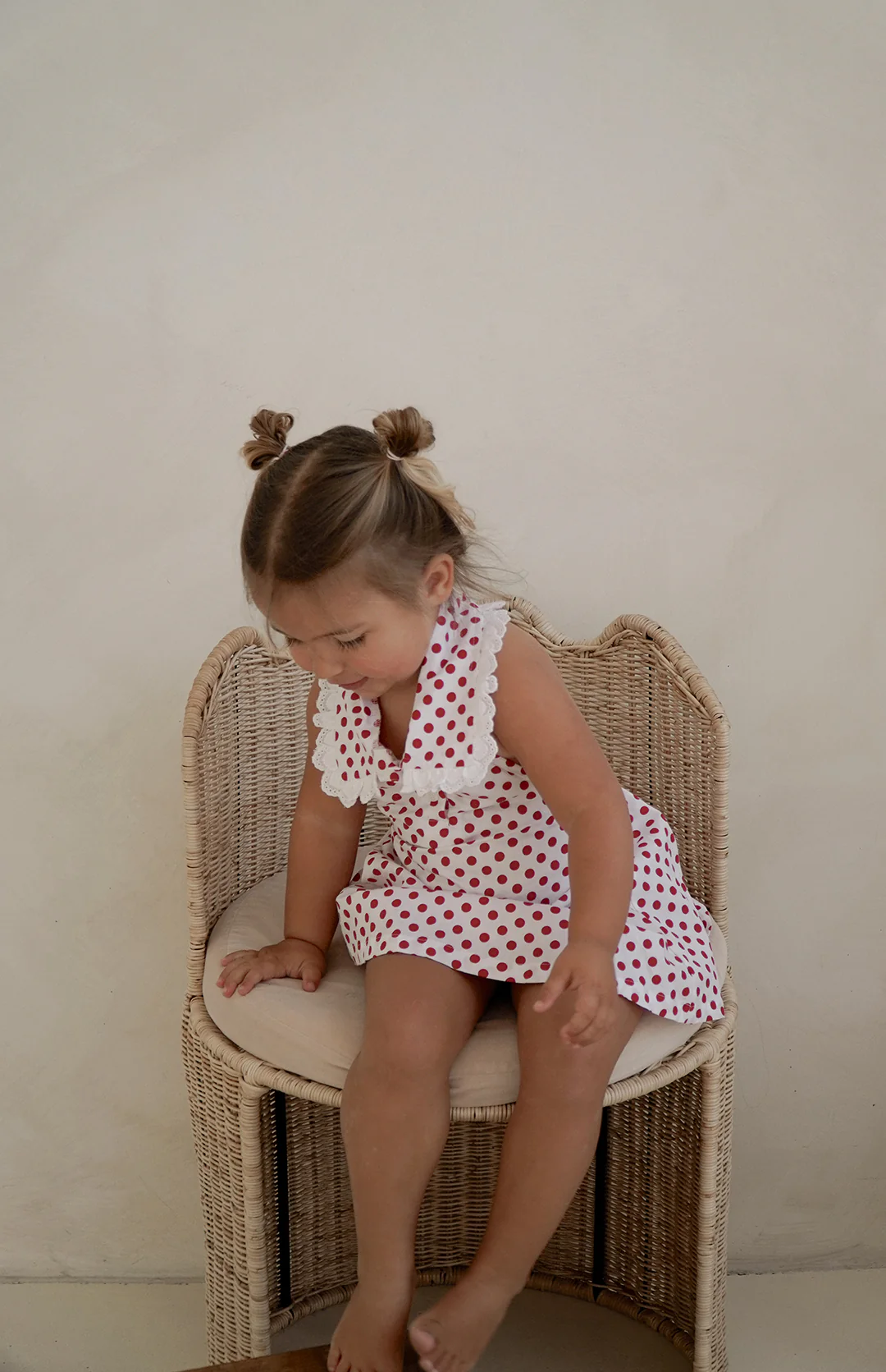 ROSIE DRESS - CHERRY POLKA - Image 3