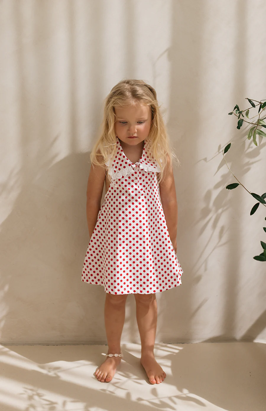 ROSIE DRESS - CHERRY POLKA - Image 8