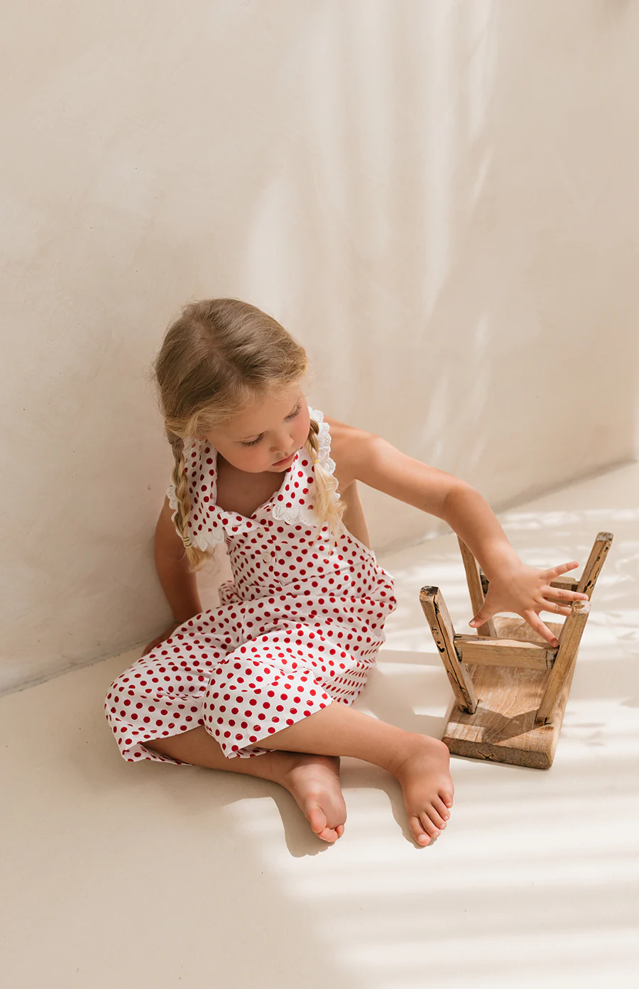 ROSIE JUMPSUIT - CHERRY POLKA - Image 11