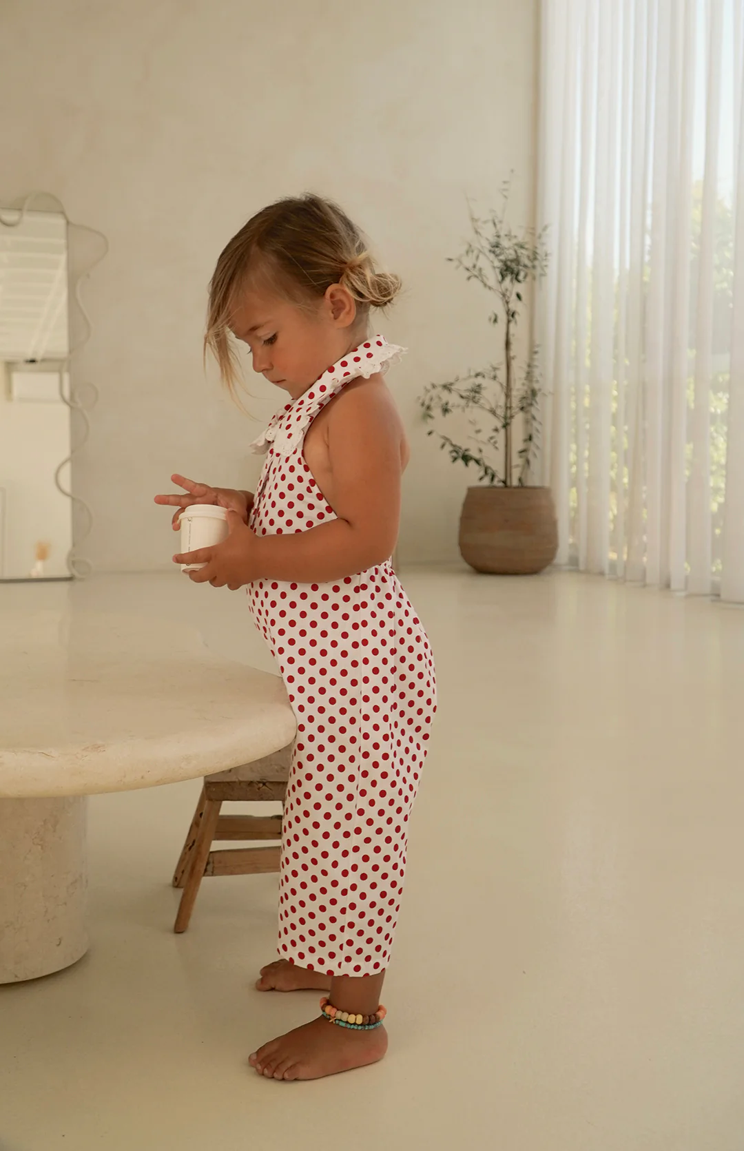 ROSIE JUMPSUIT - CHERRY POLKA - Image 13