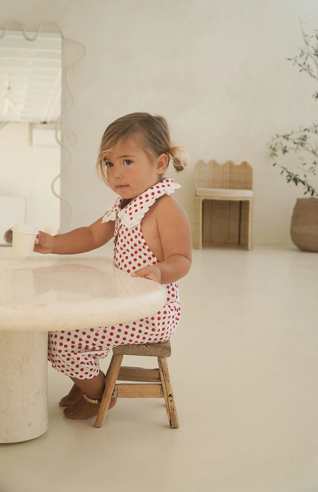 ROSIE JUMPSUIT - CHERRY POLKA - Image 15