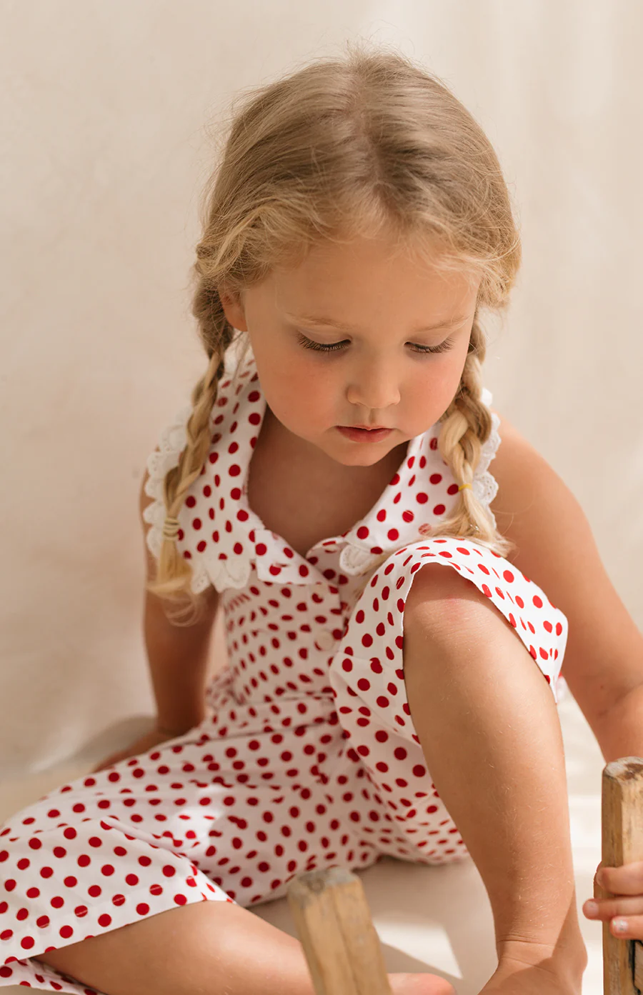 ROSIE JUMPSUIT - CHERRY POLKA - Image 5
