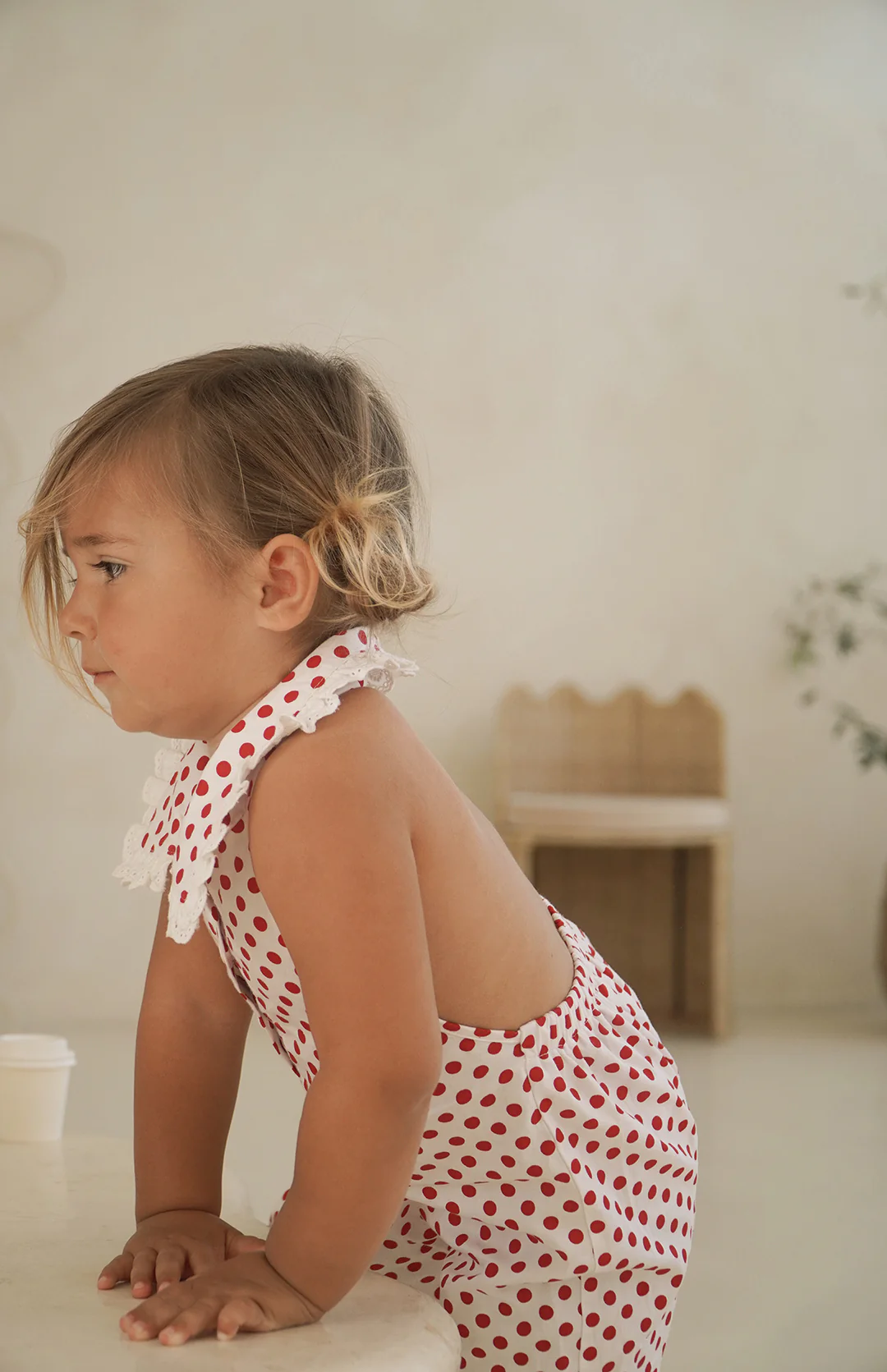 ROSIE JUMPSUIT - CHERRY POLKA - Image 7