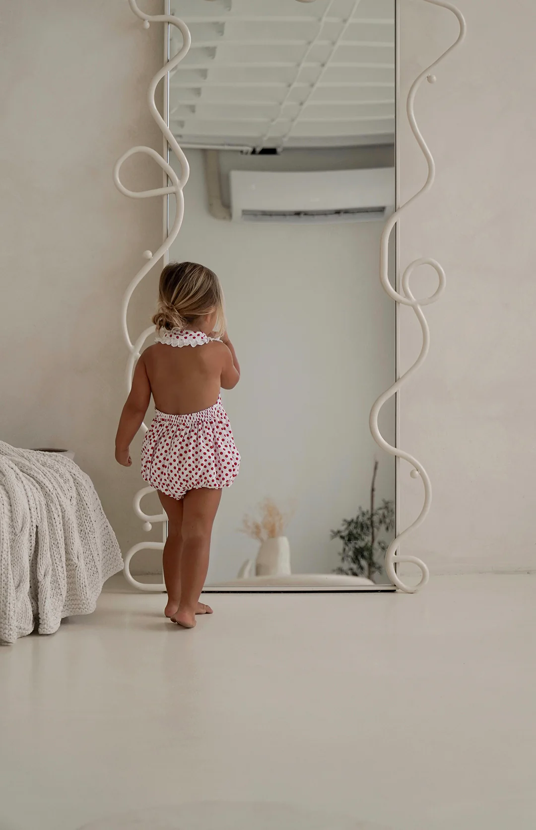 ROSIE ROMPER - CHERRY POLKA - Image 6