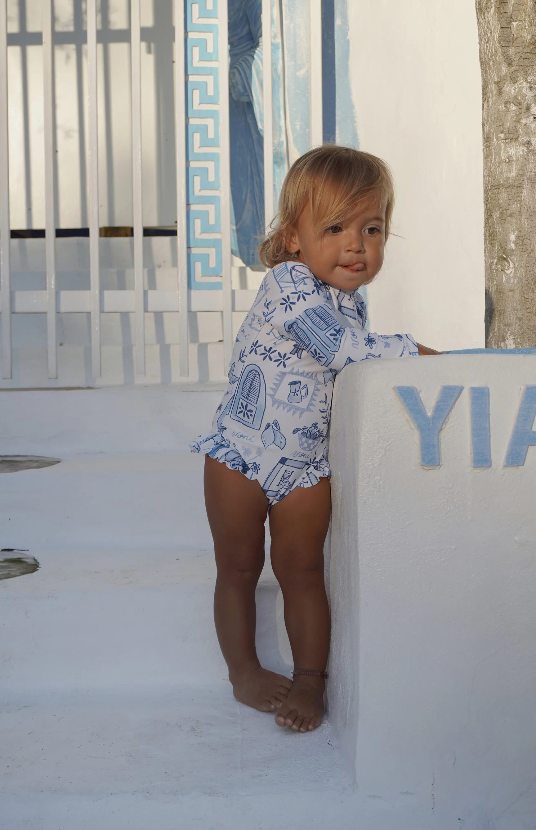 SANTORINI BACK ZIP SWIMSUIT  - MINI - Image 11