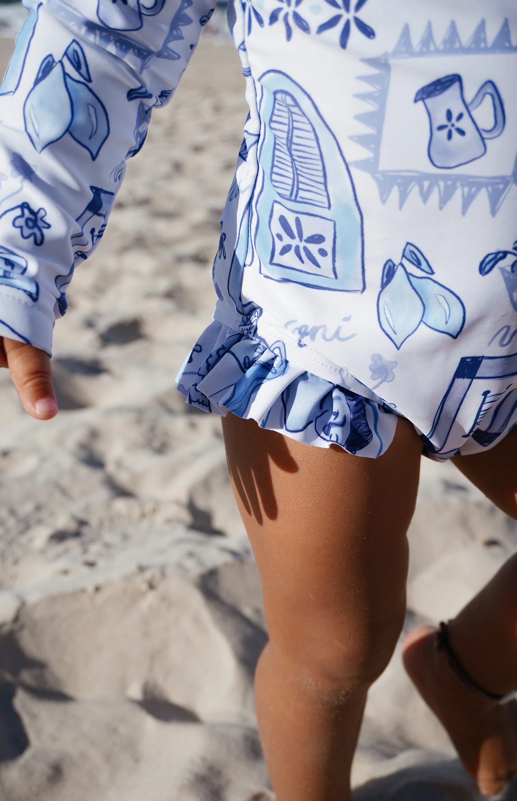 SANTORINI BACK ZIP SWIMSUIT  - MINI - Image 6