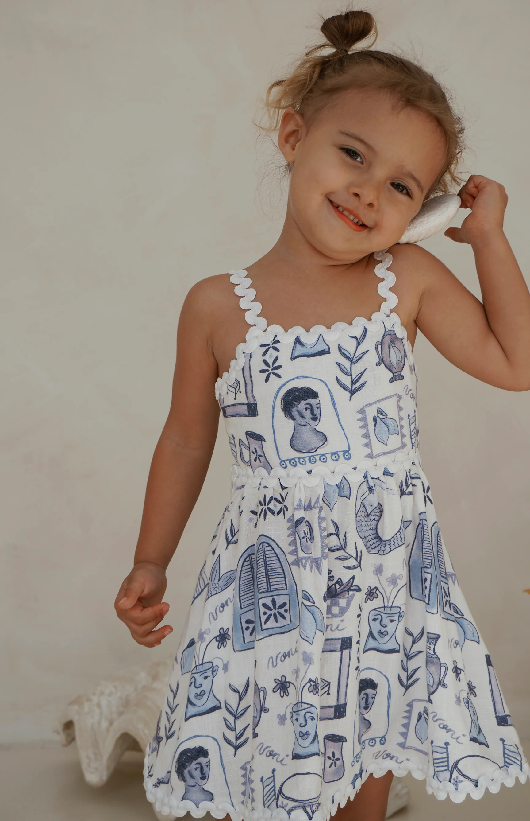 SANTORINI RIC RAC DRESS - Image 6