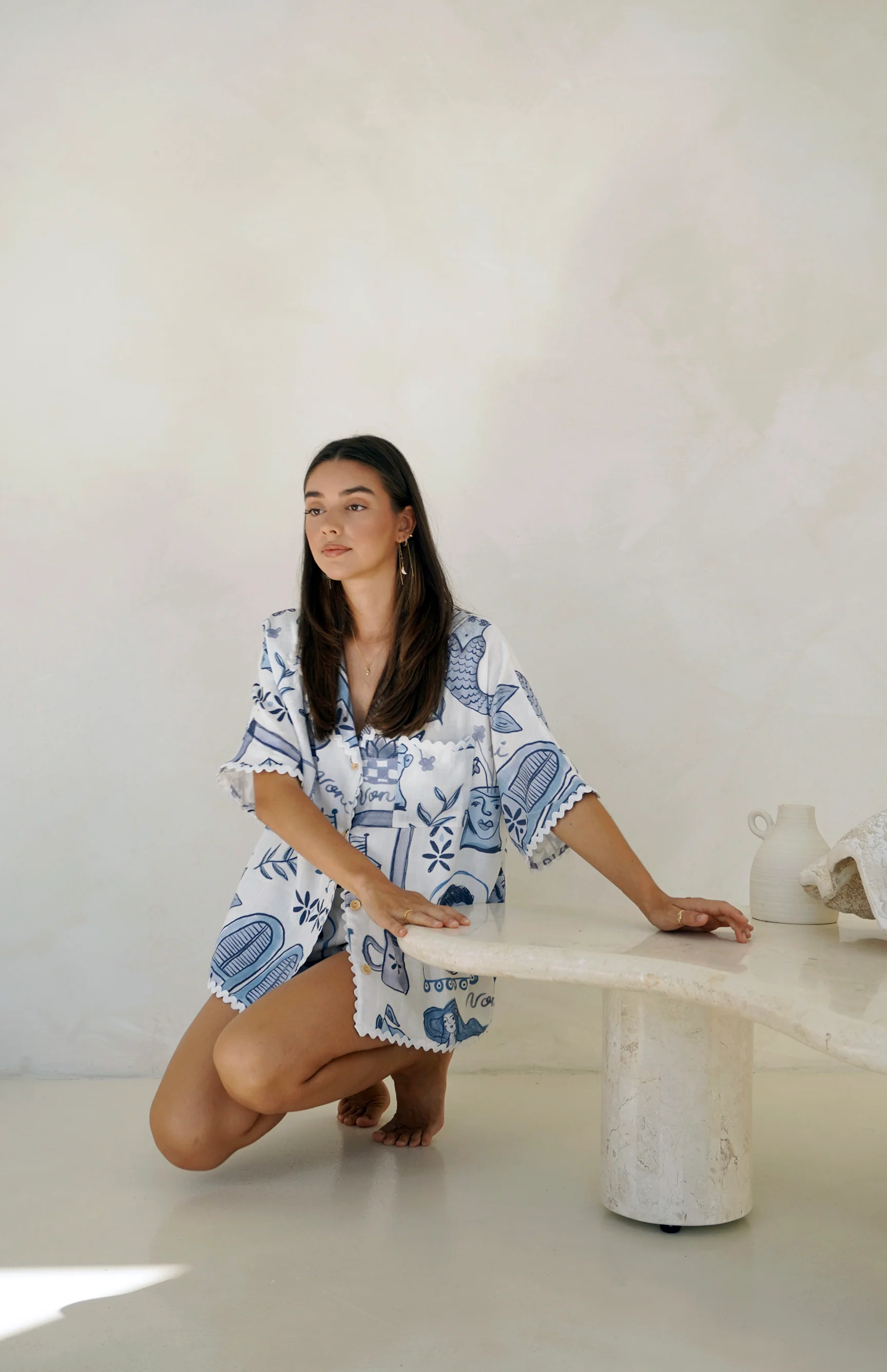 SANTORINI RIC RAC SHIRT - MAMA - Image 6