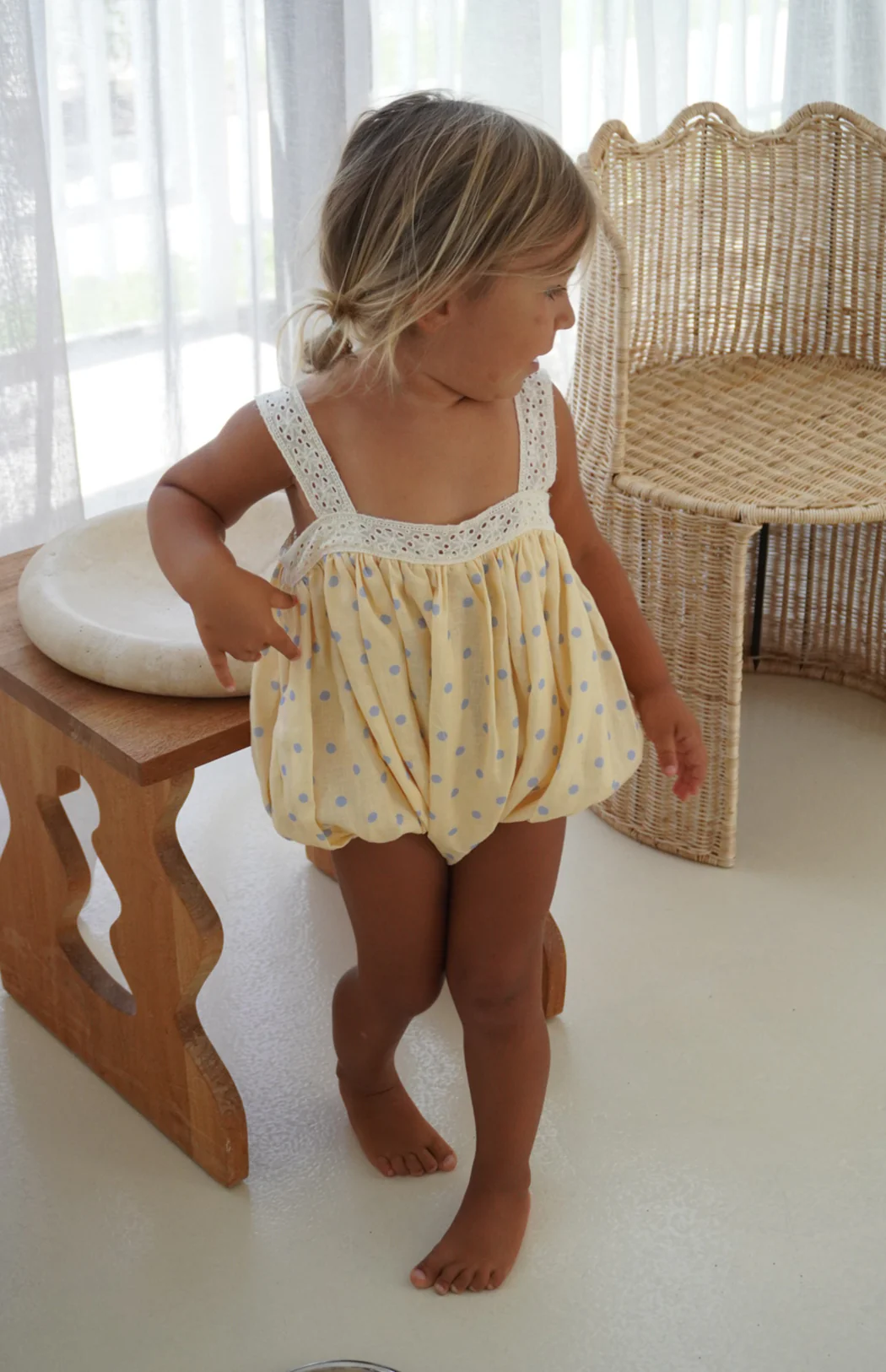 SASKIA ROMPER - LIMON BLEU