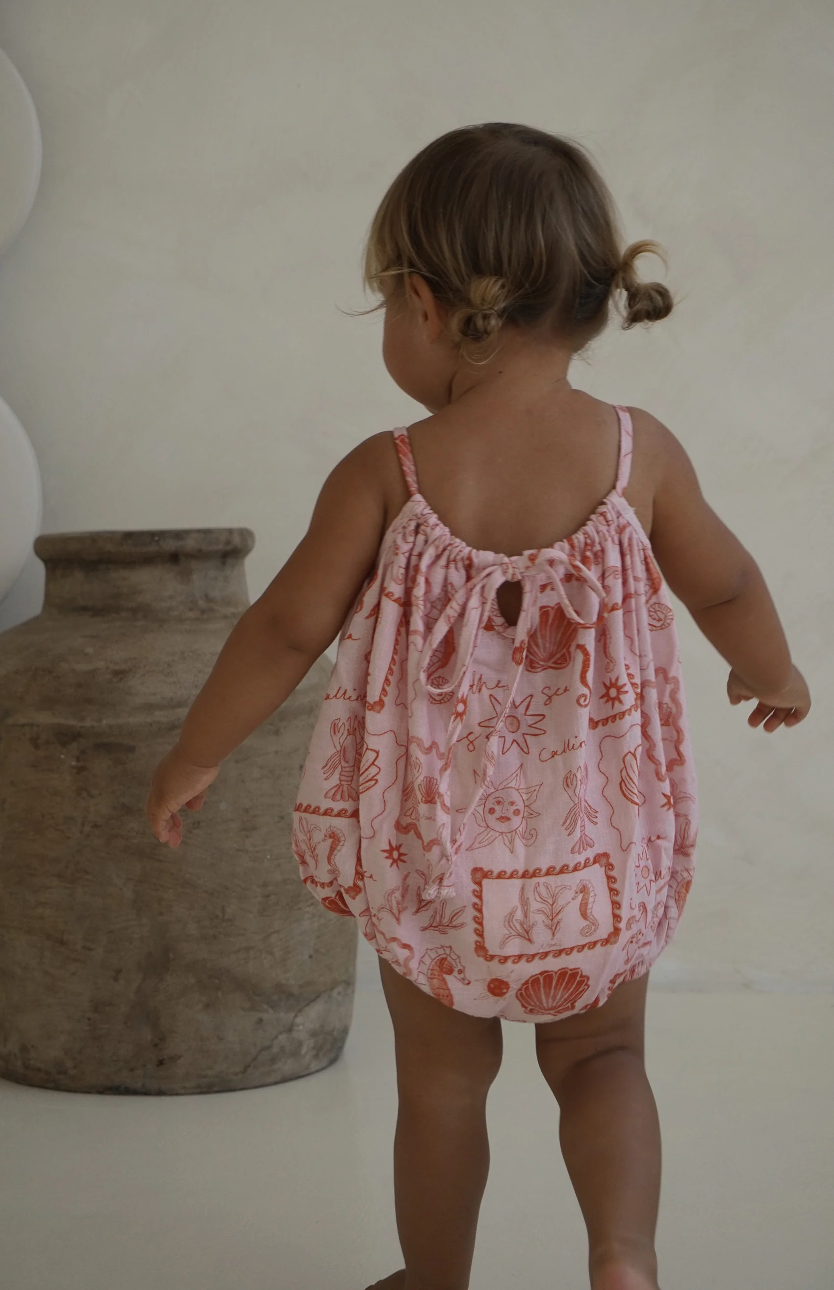 SEA IS CALLING ROMPER - PINK/RED - Image 2