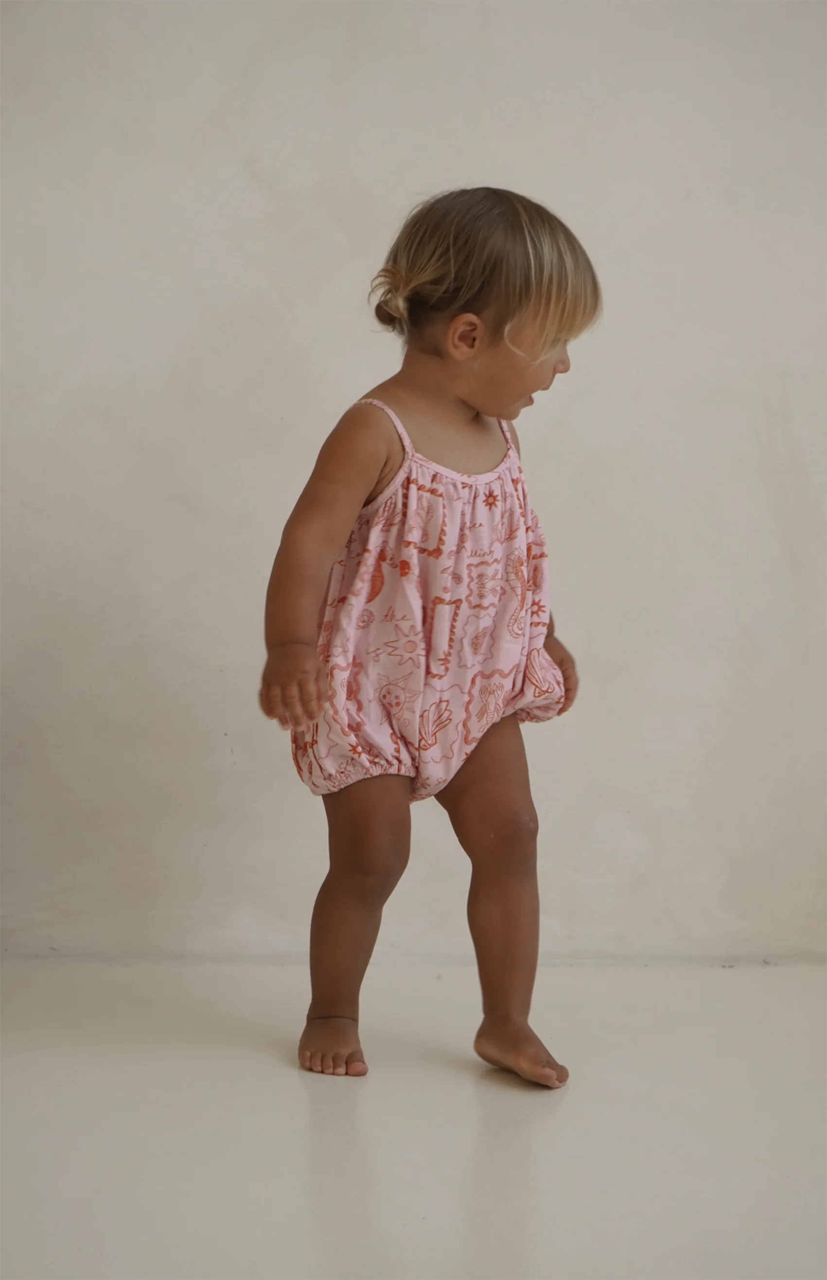 SEA IS CALLING ROMPER - PINK/RED - Image 6
