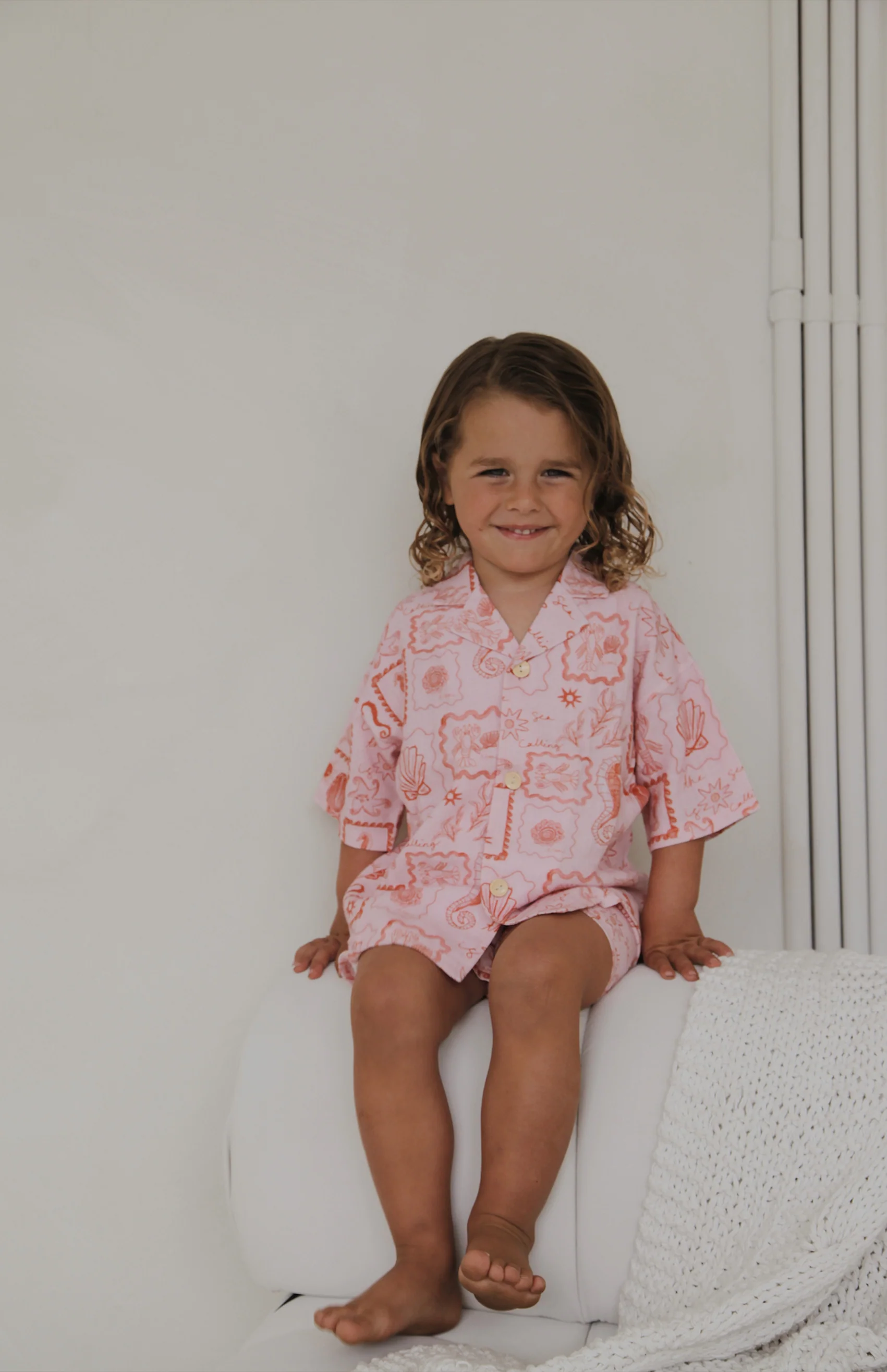 SEA IS CALLING SHIRT - PINK/RED - Image 4