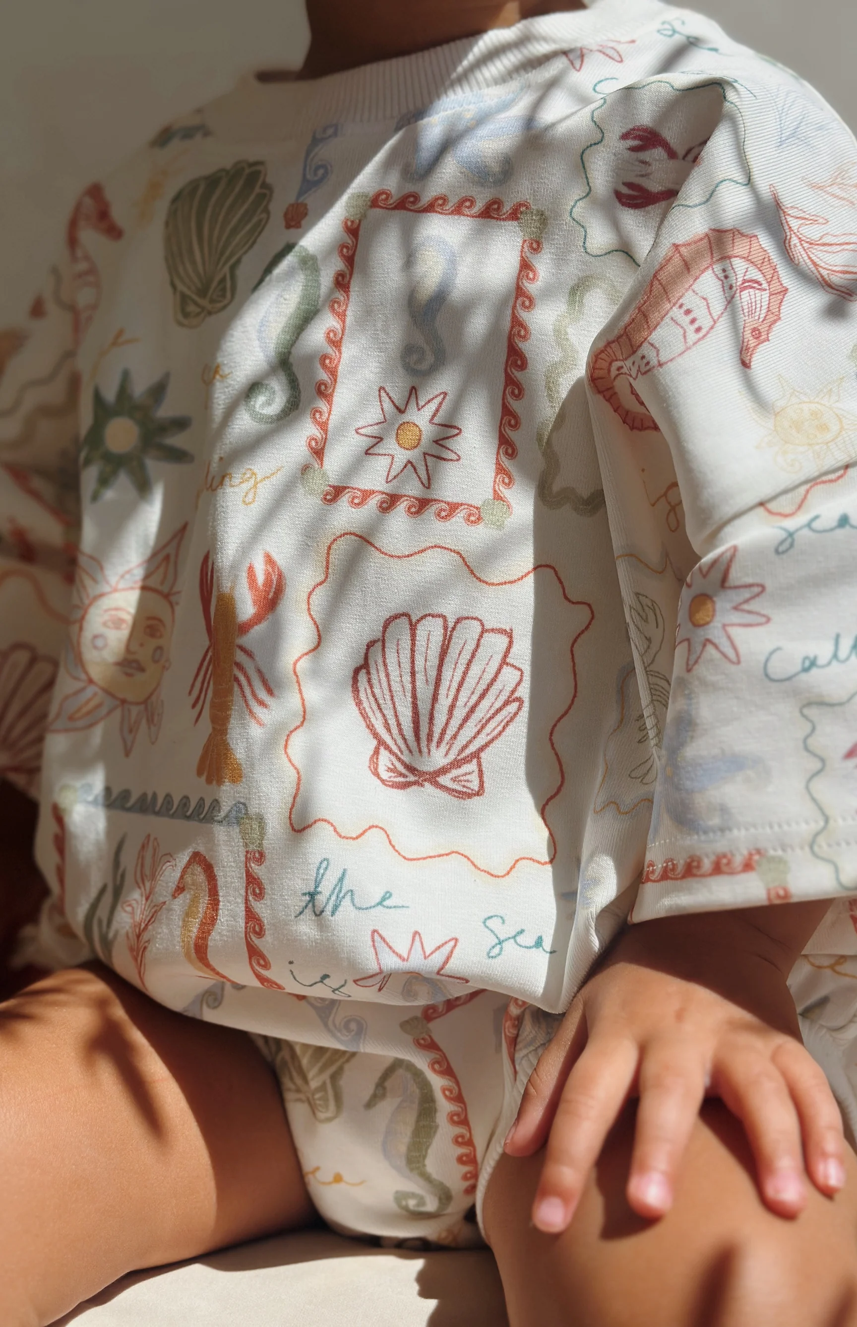 SEA IS CALLING T SHIRT ROMPER - Image 2