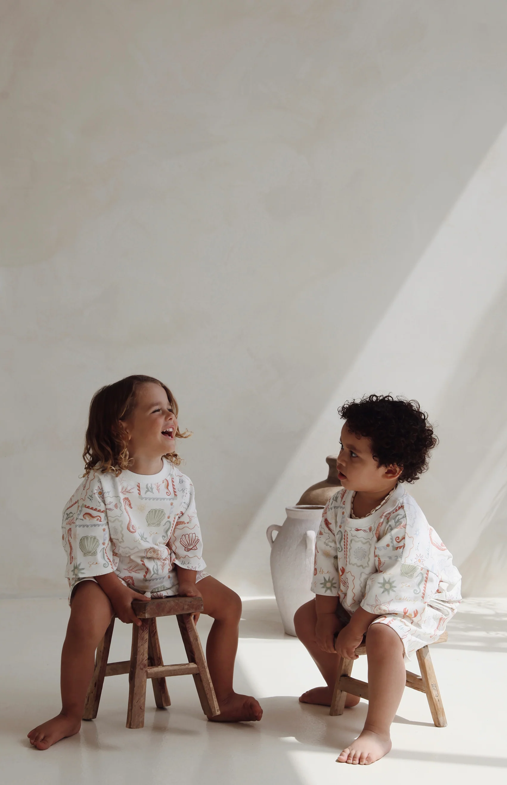 SEA IS CALLING TEE & SHORTS SET - MULTI - Image 3