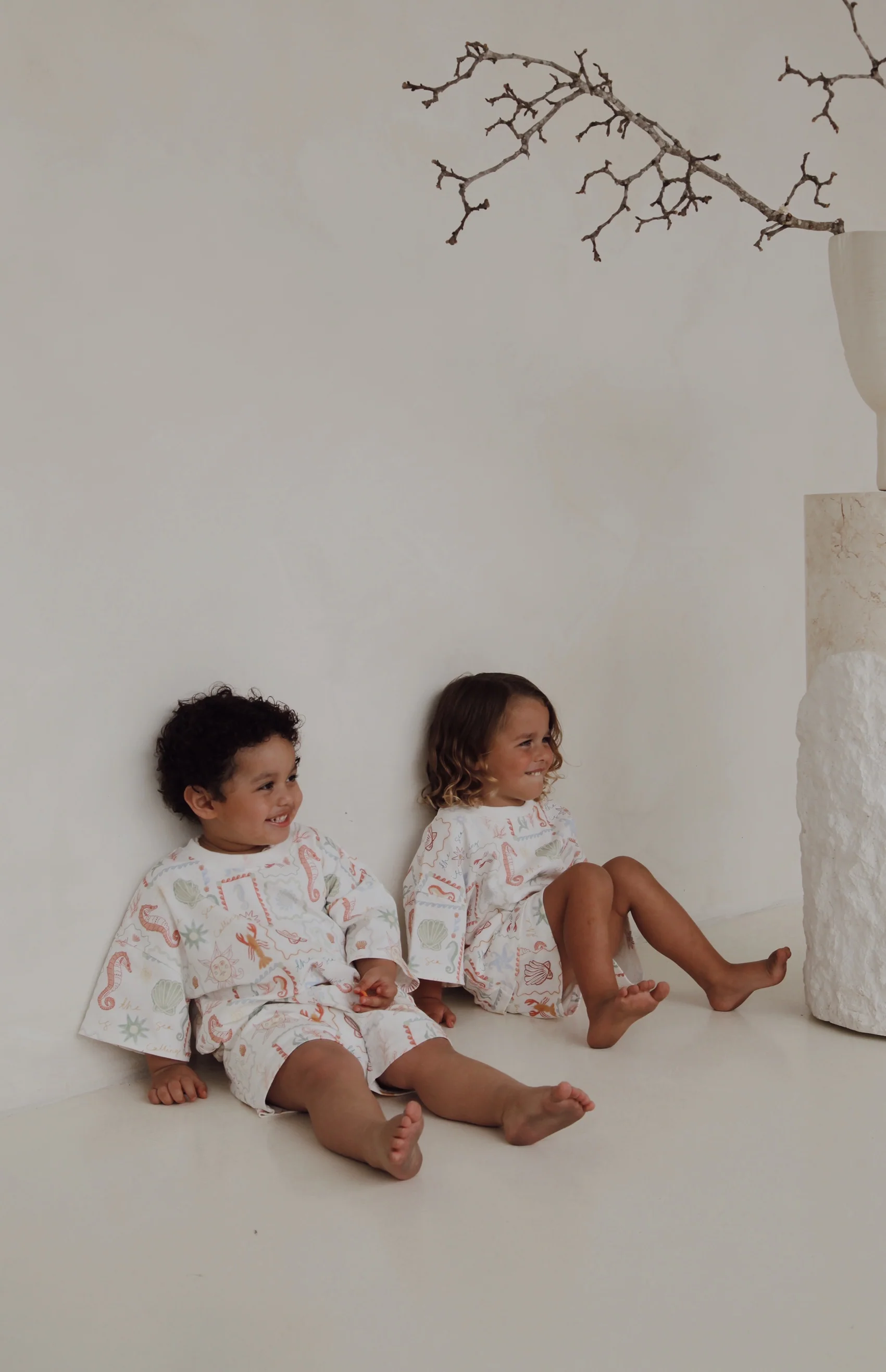 SEA IS CALLING TEE & SHORTS SET - MULTI - Image 6