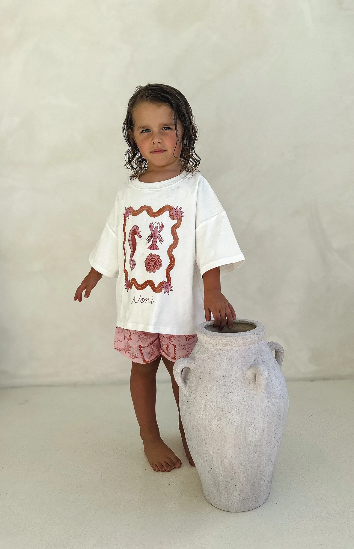 SEA SHELLS TEE - PINK/RED - Image 10